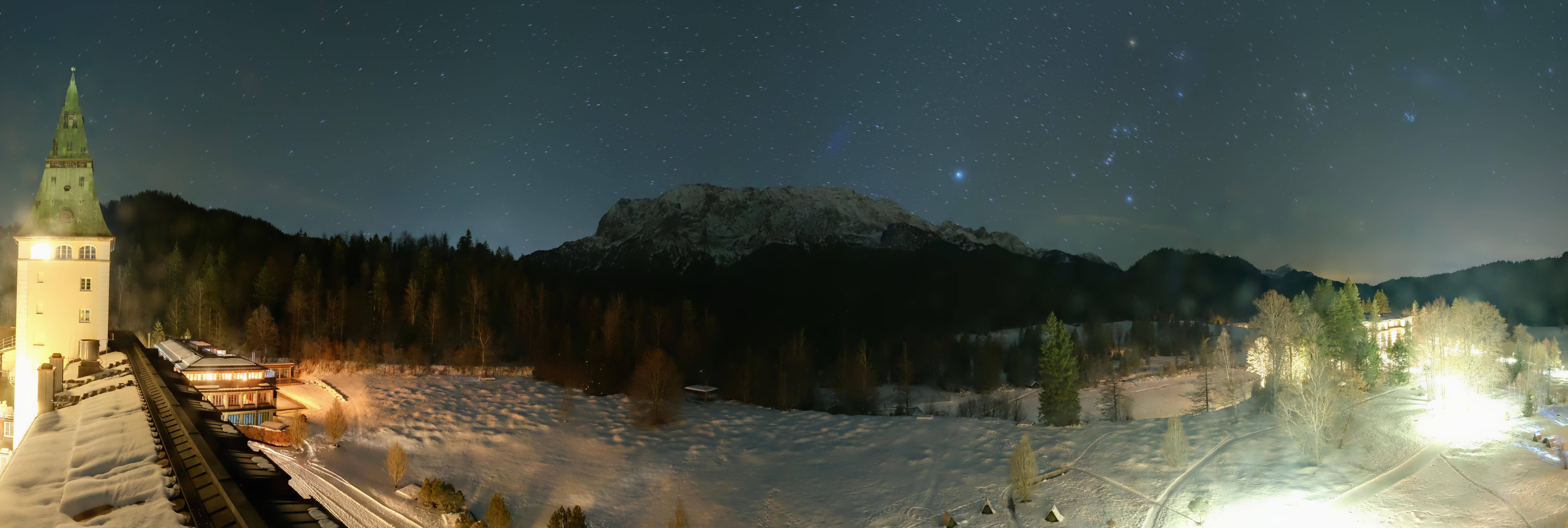 Archived image Webcam Schloss Elmau Luxury Spa Retreat