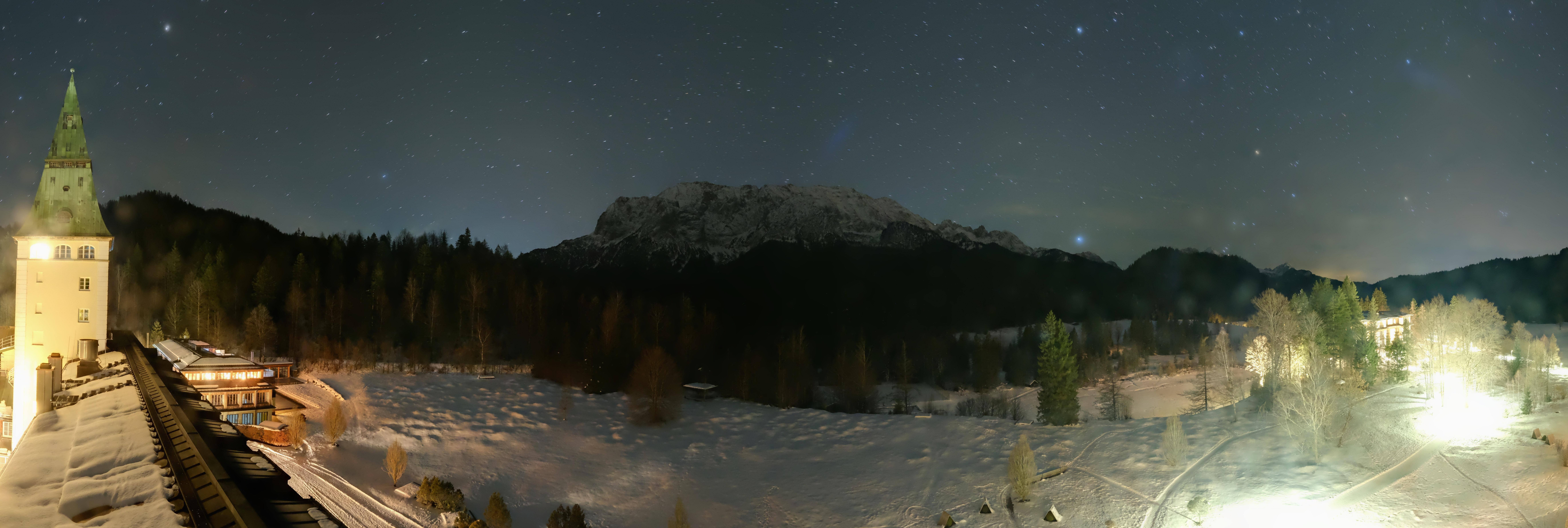 Archived image Webcam Schloss Elmau Luxury Spa Retreat