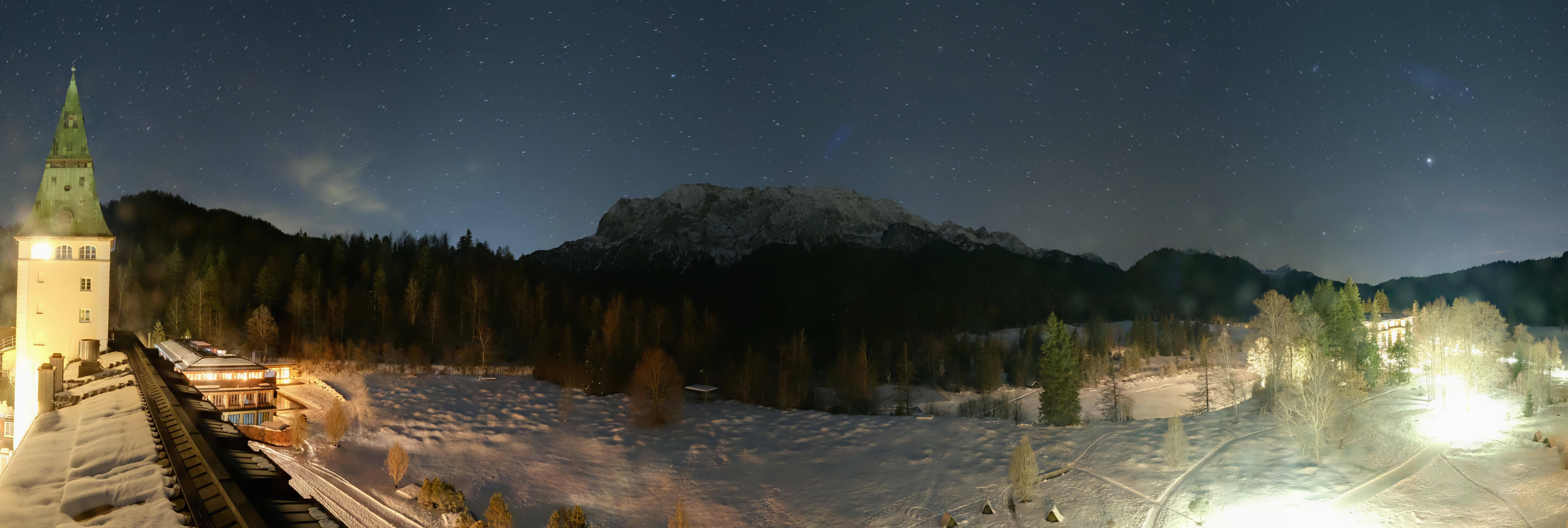 Archived image Webcam Schloss Elmau Luxury Spa Retreat