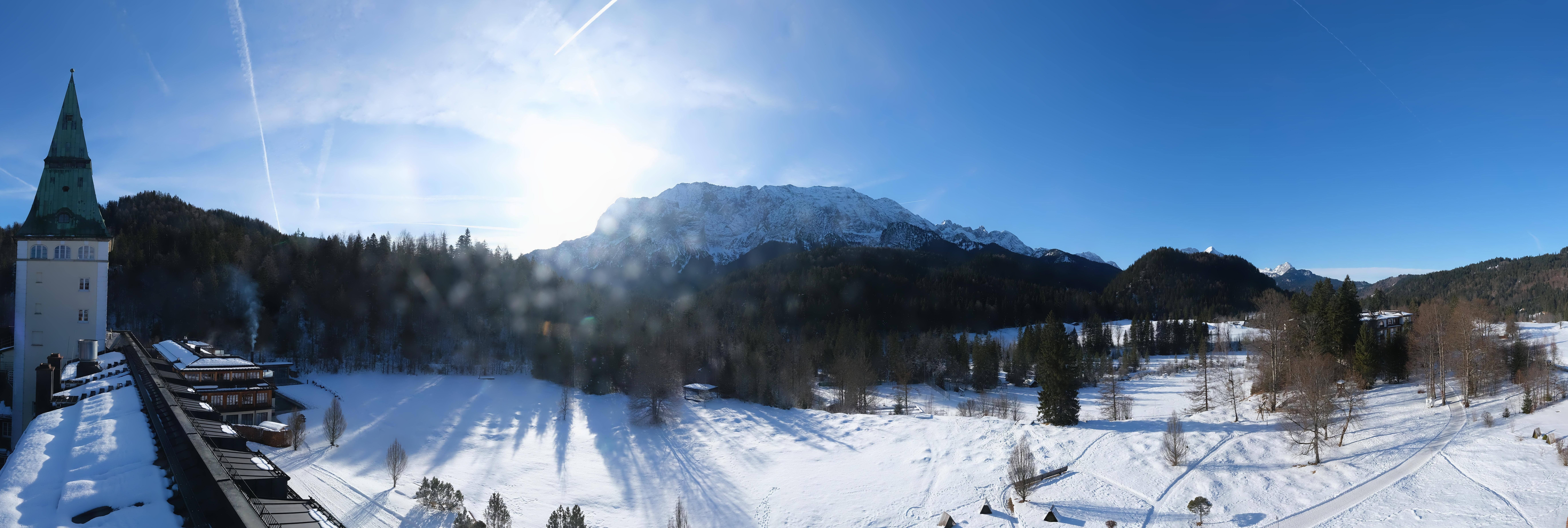 Archived image Webcam Schloss Elmau Luxury Spa Retreat