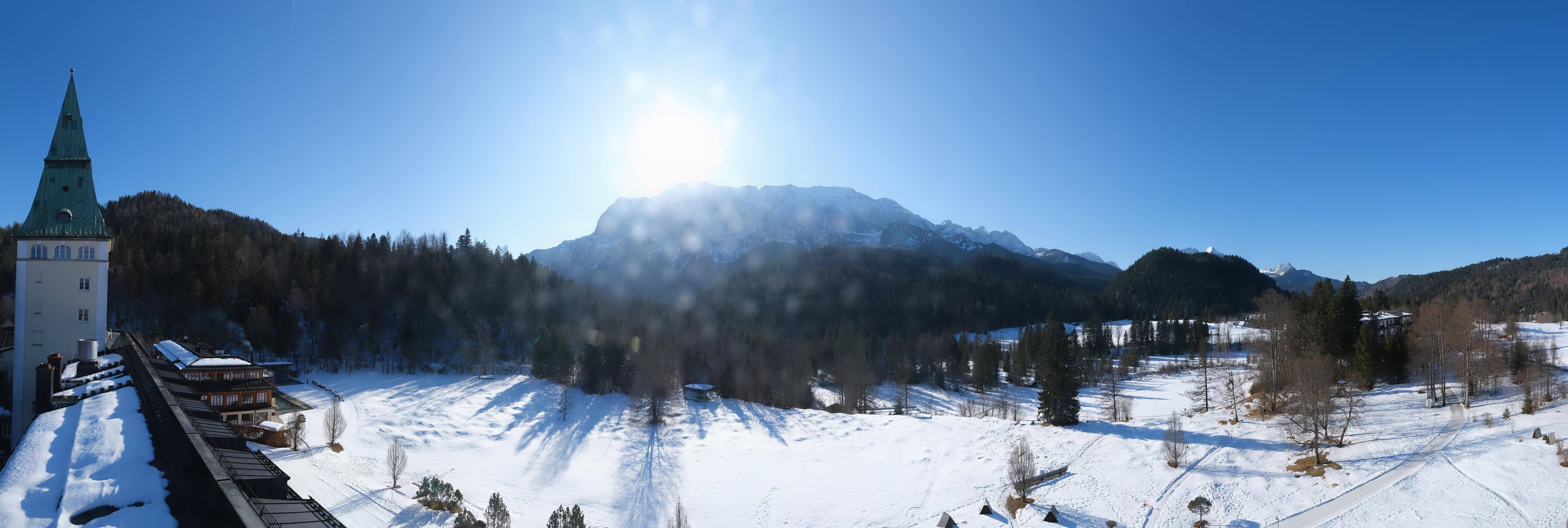 Archiv Foto Webcam Garmisch-Partenkirchen: Schloss Elmau