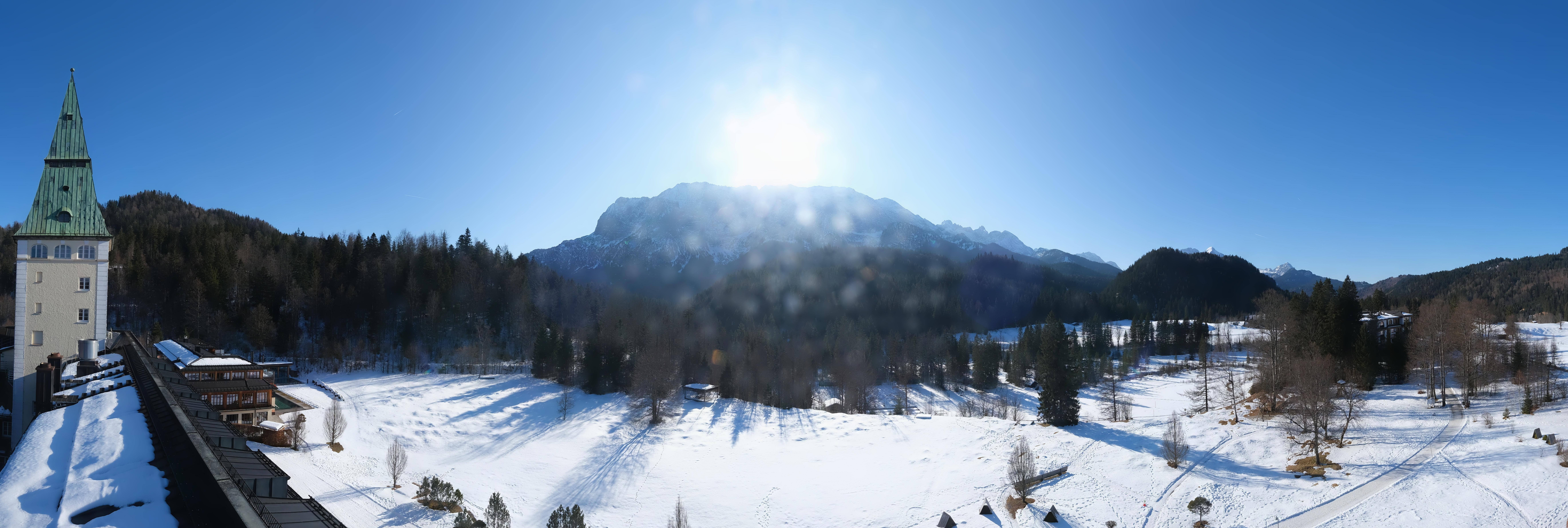 Archiv Foto Webcam Garmisch-Partenkirchen: Schloss Elmau