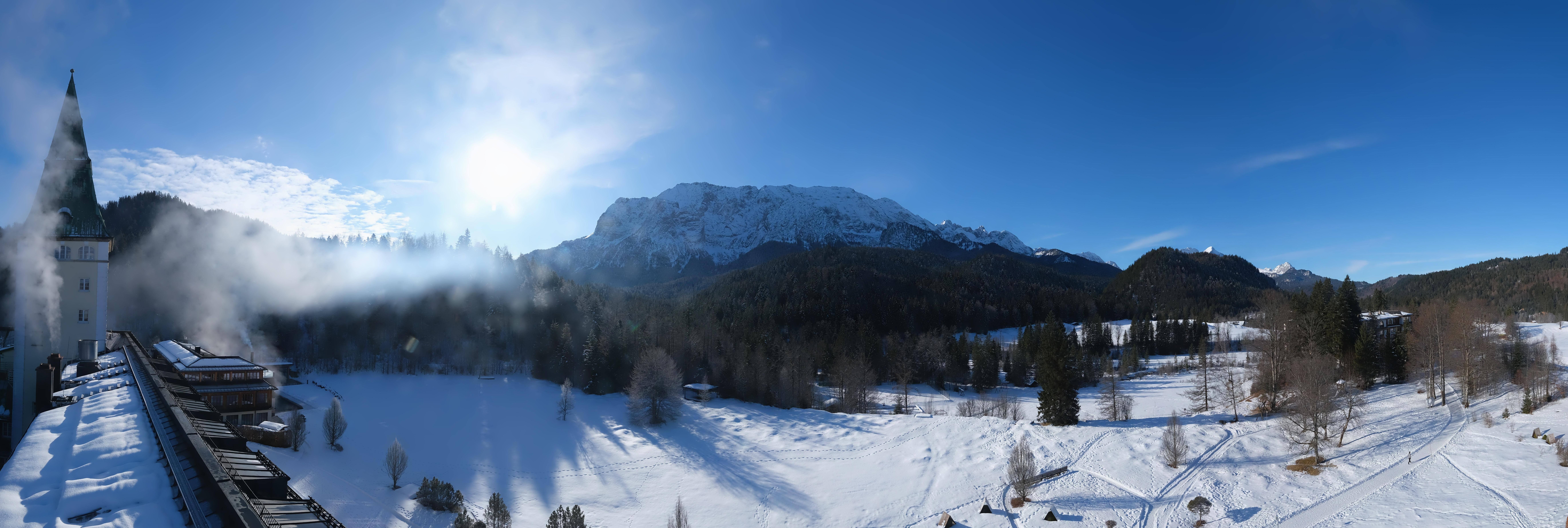 Archiv Foto Webcam Garmisch-Partenkirchen: Schloss Elmau