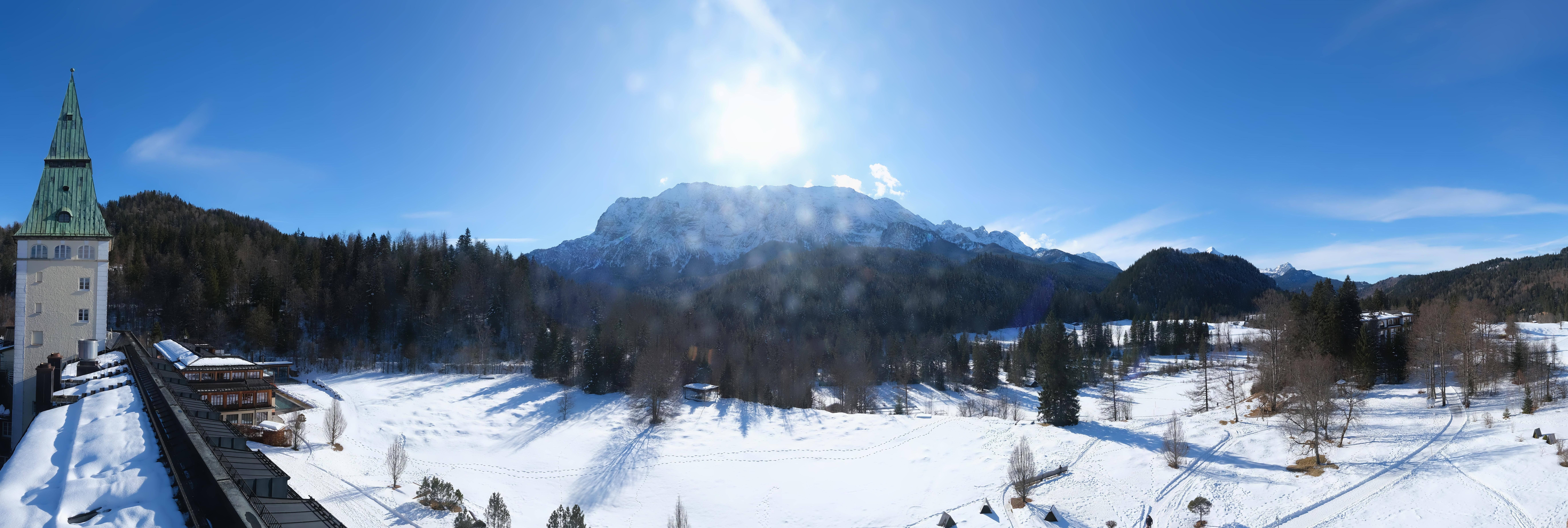 Archiv Foto Webcam Garmisch-Partenkirchen: Schloss Elmau