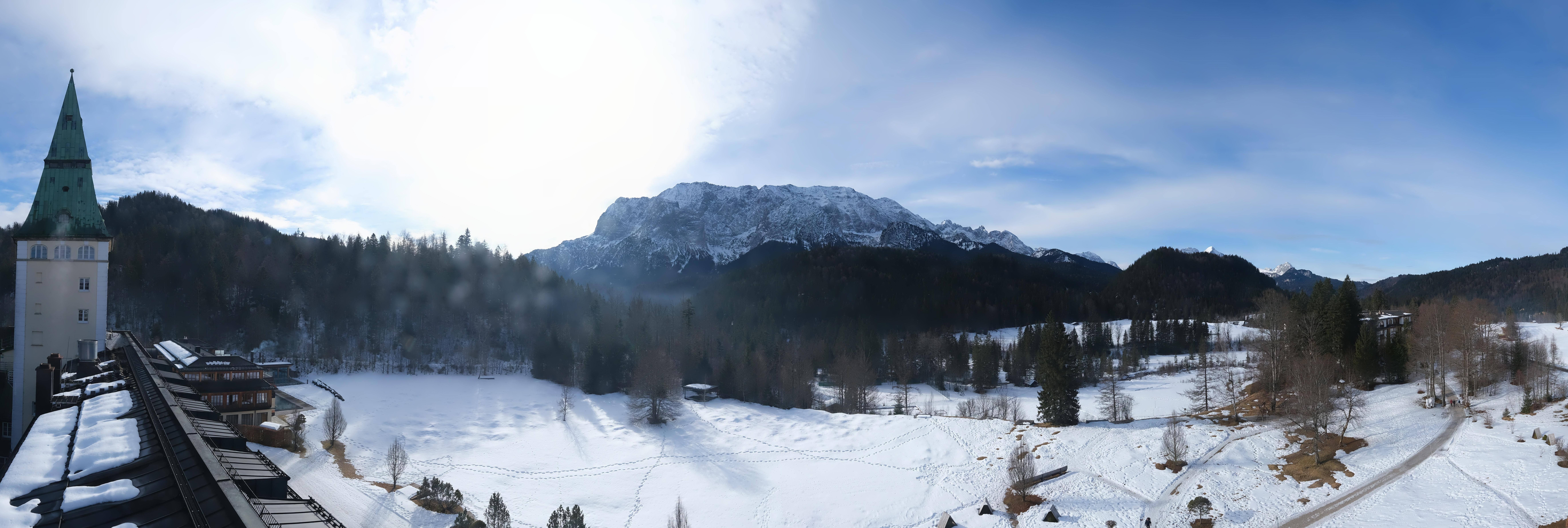Archiv Foto Webcam Garmisch-Partenkirchen: Schloss Elmau