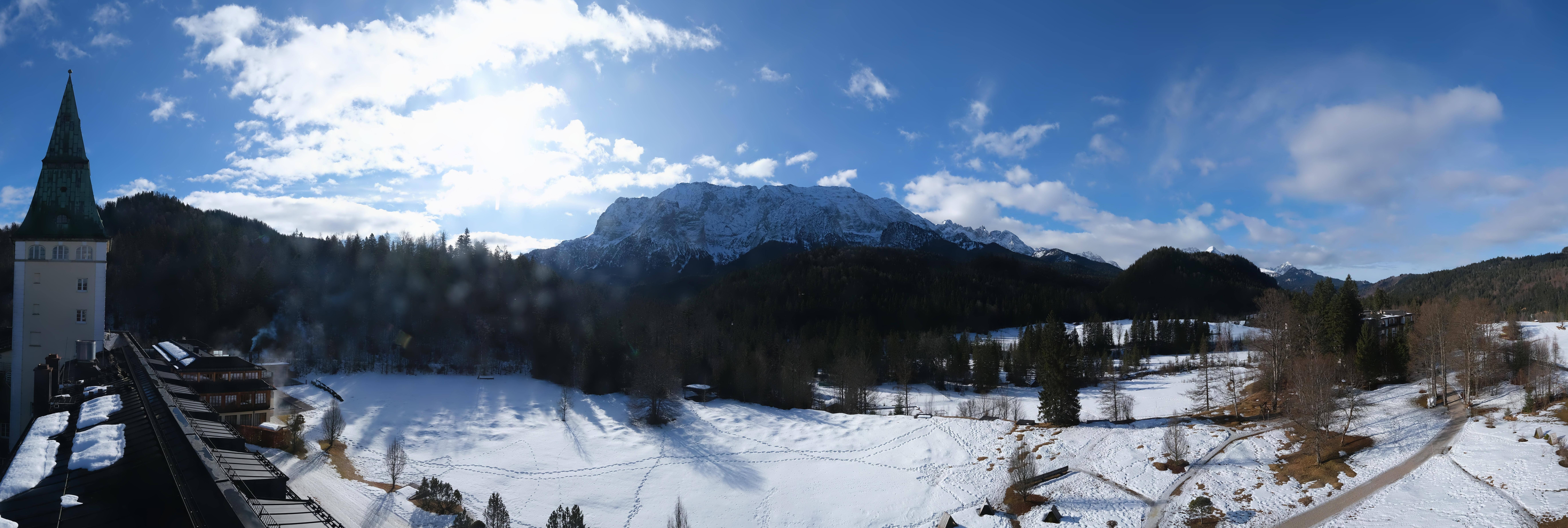 Archived image Webcam Schloss Elmau Luxury Spa Retreat