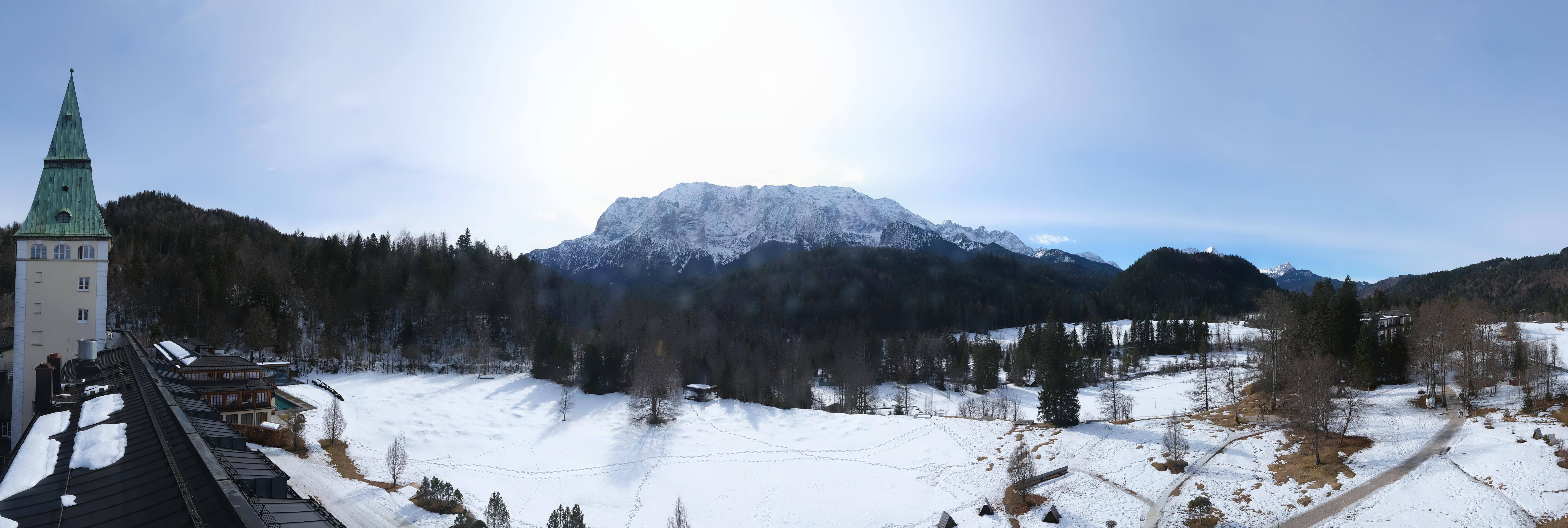 Archived image Webcam Schloss Elmau Luxury Spa Retreat