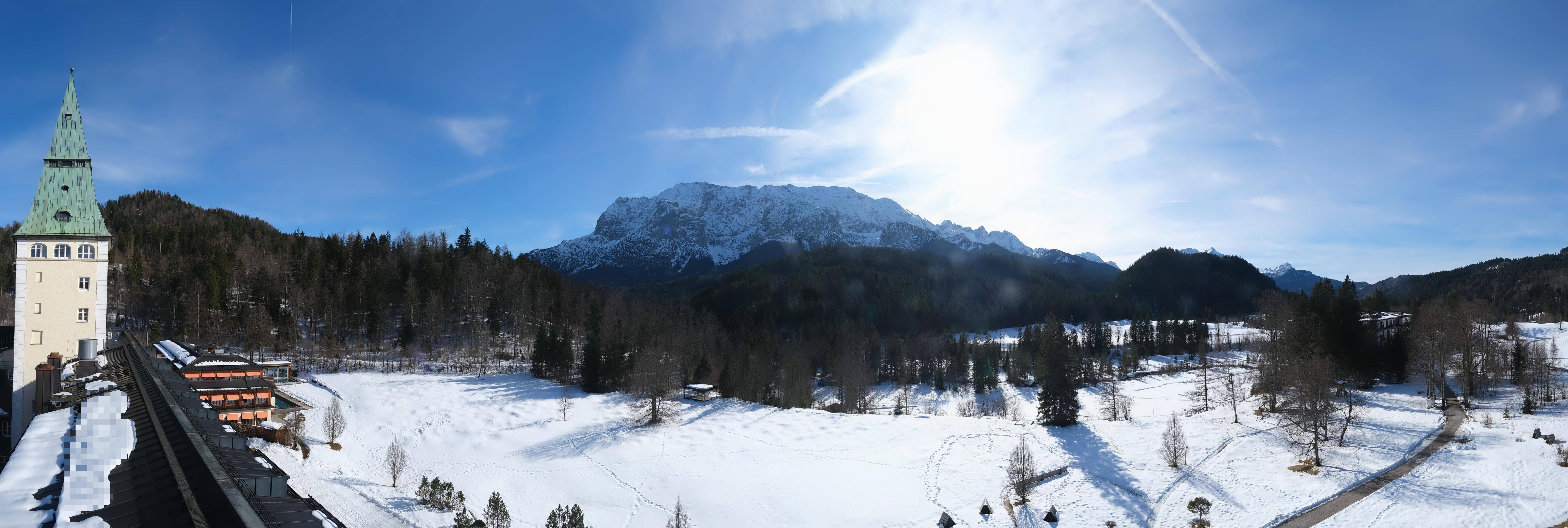 Archived image Webcam Schloss Elmau Luxury Spa Retreat