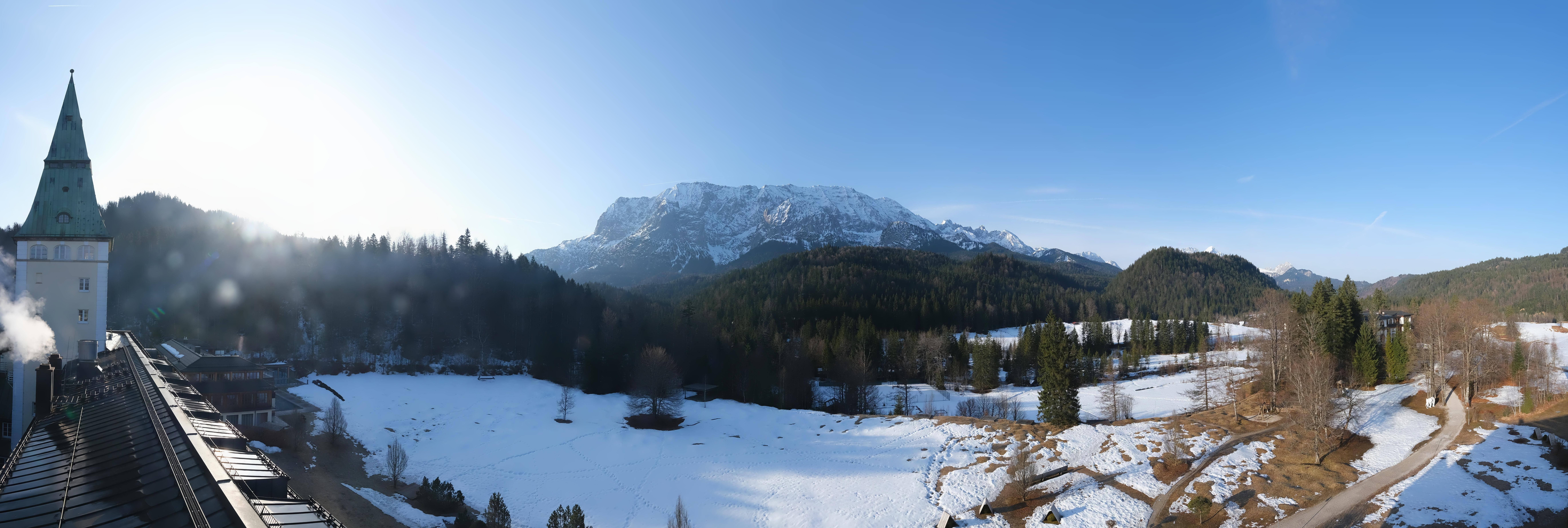 Archived image Webcam Schloss Elmau Luxury Spa Retreat