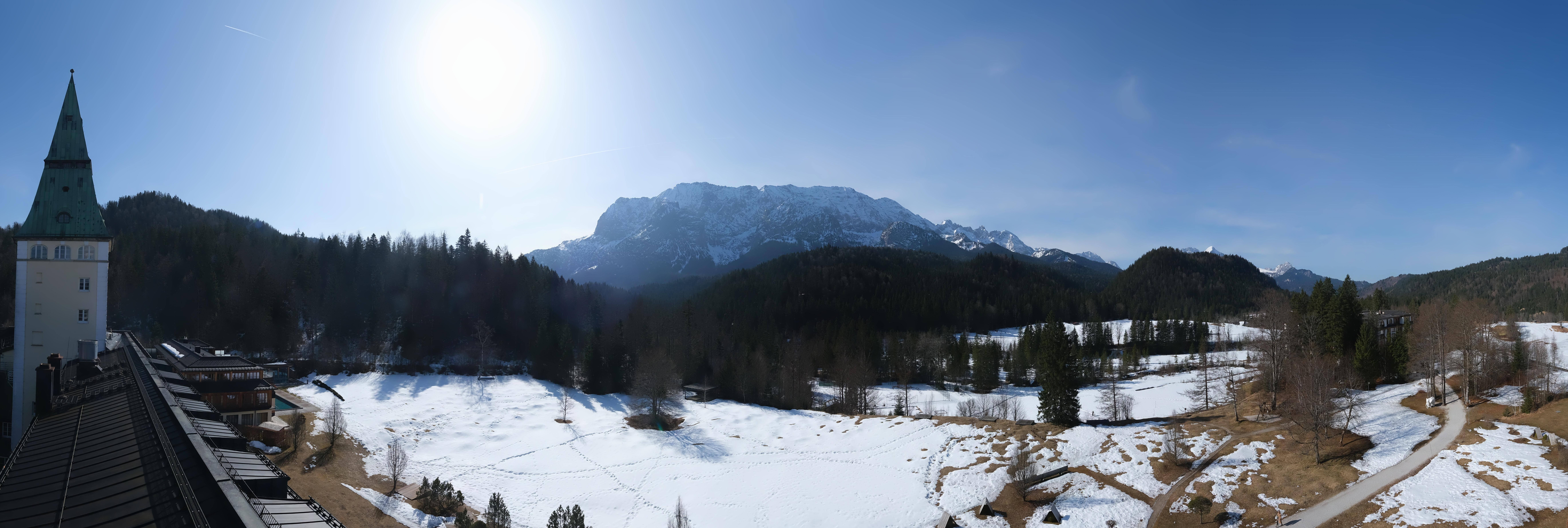 Archived image Webcam Schloss Elmau Luxury Spa Retreat