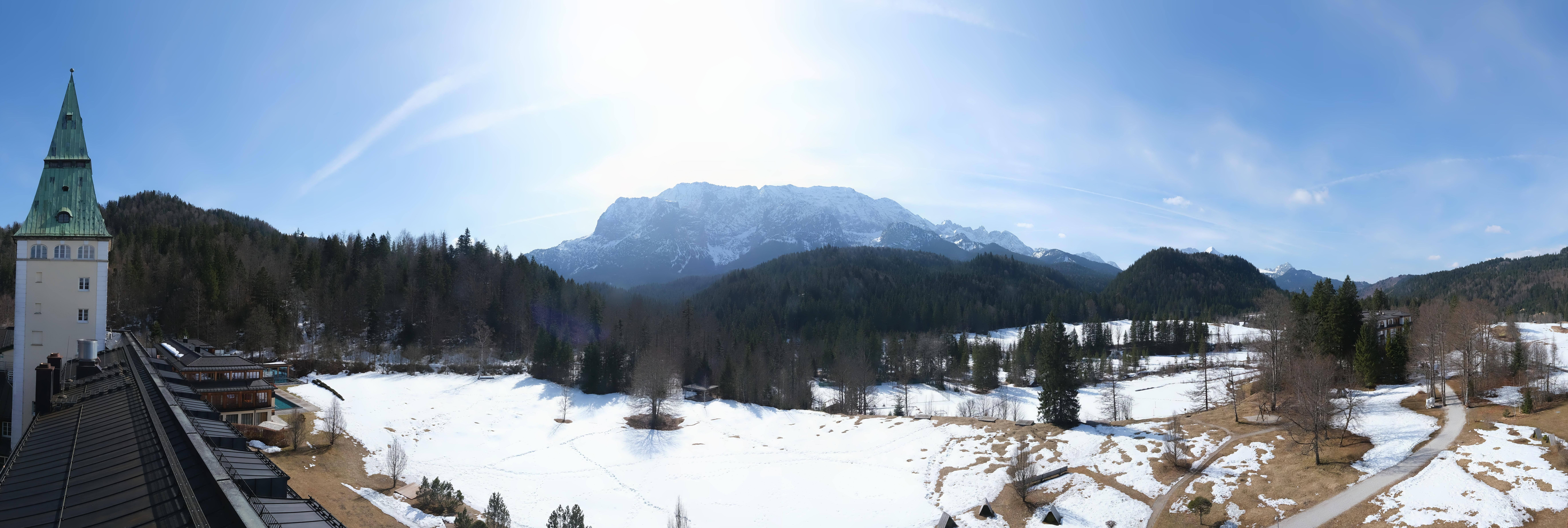 Archived image Webcam Schloss Elmau Luxury Spa Retreat