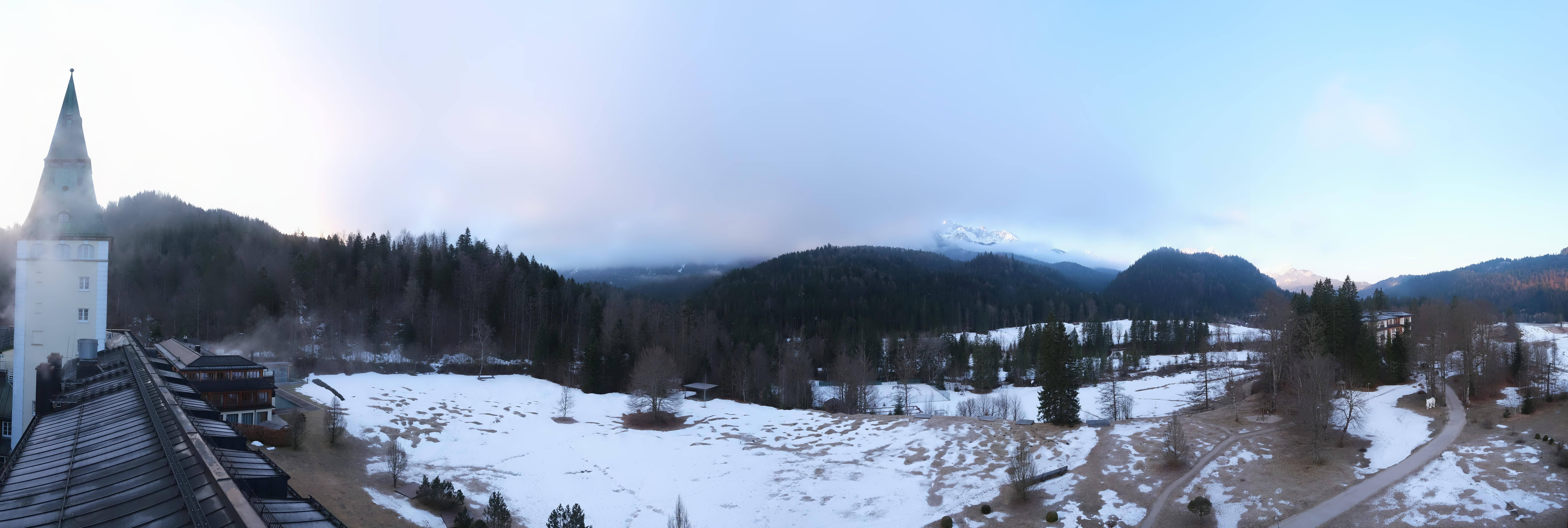 Archiv Foto Webcam Garmisch-Partenkirchen: Schloss Elmau