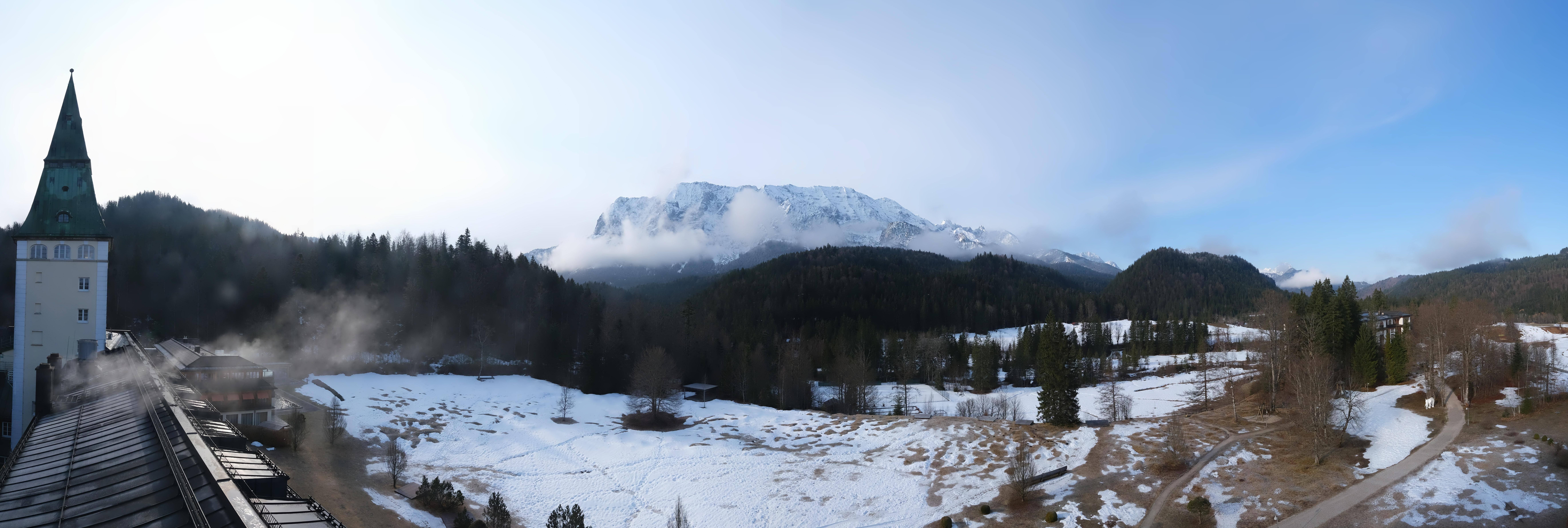 Archiv Foto Webcam Garmisch-Partenkirchen: Schloss Elmau