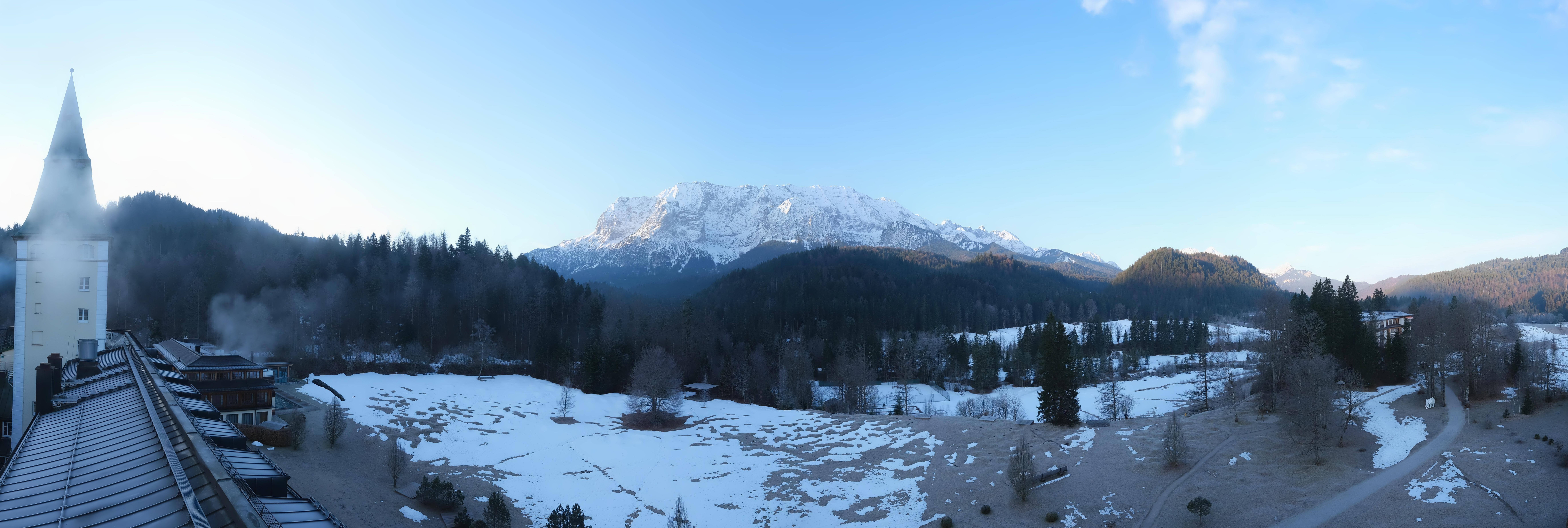 Archiv Foto Webcam Garmisch-Partenkirchen: Schloss Elmau