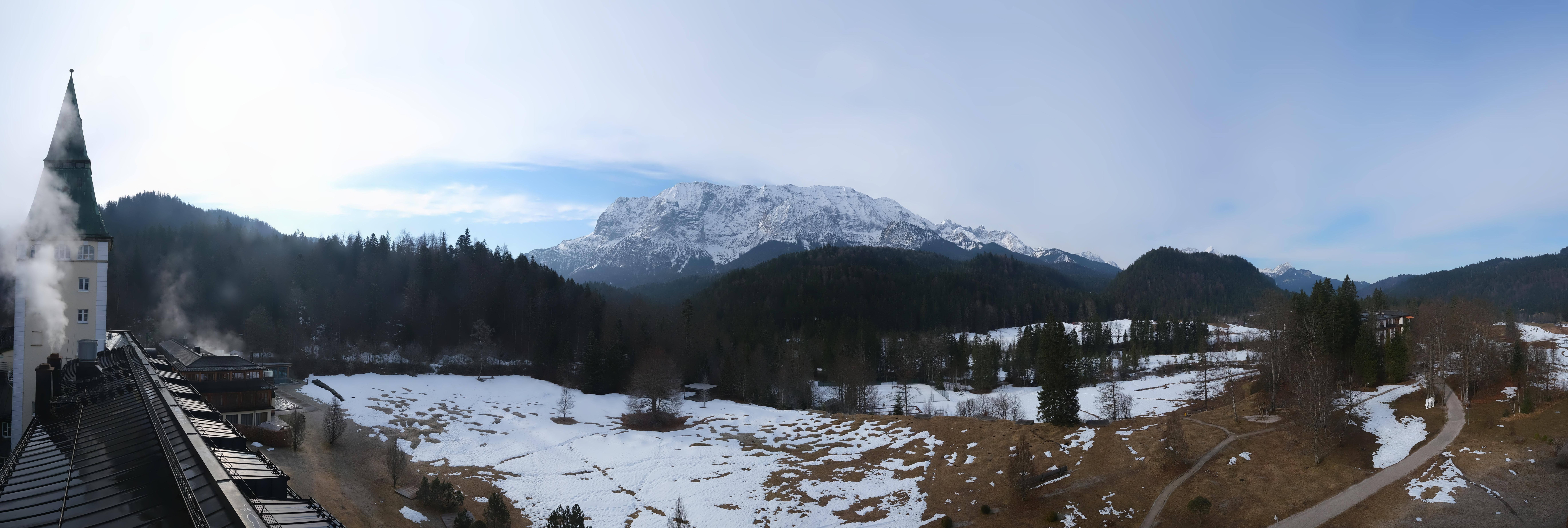 Archiv Foto Webcam Garmisch-Partenkirchen: Schloss Elmau