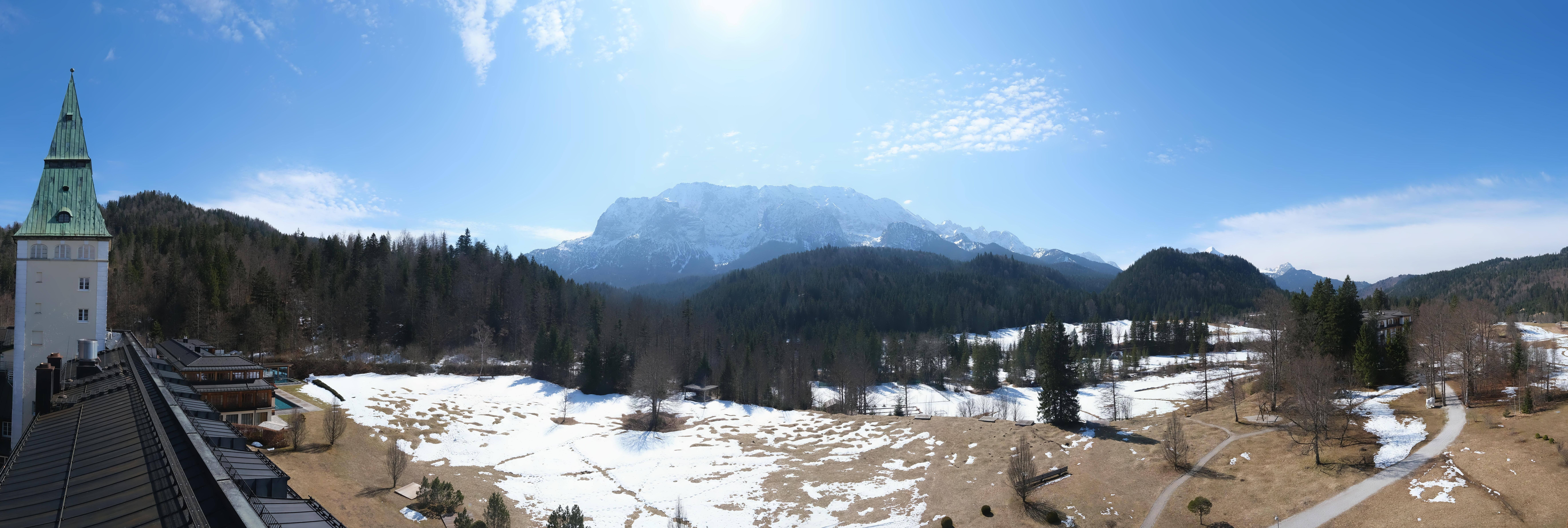 Archiv Foto Webcam Garmisch-Partenkirchen: Schloss Elmau