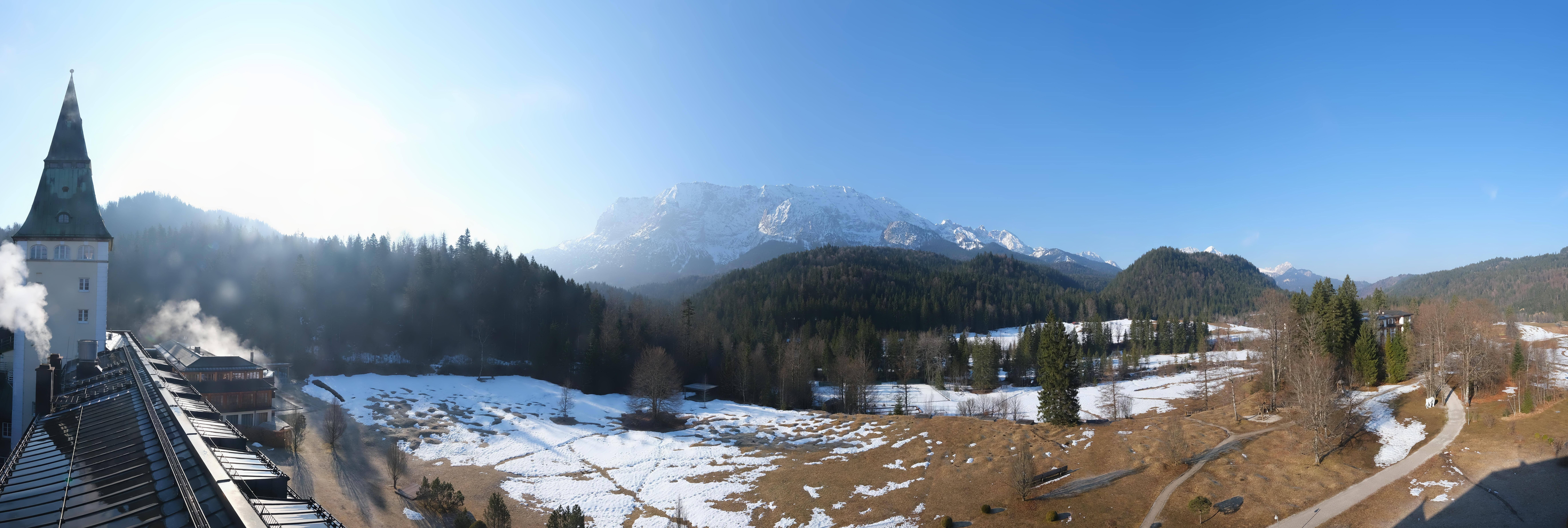 Archiv Foto Webcam Garmisch-Partenkirchen: Schloss Elmau