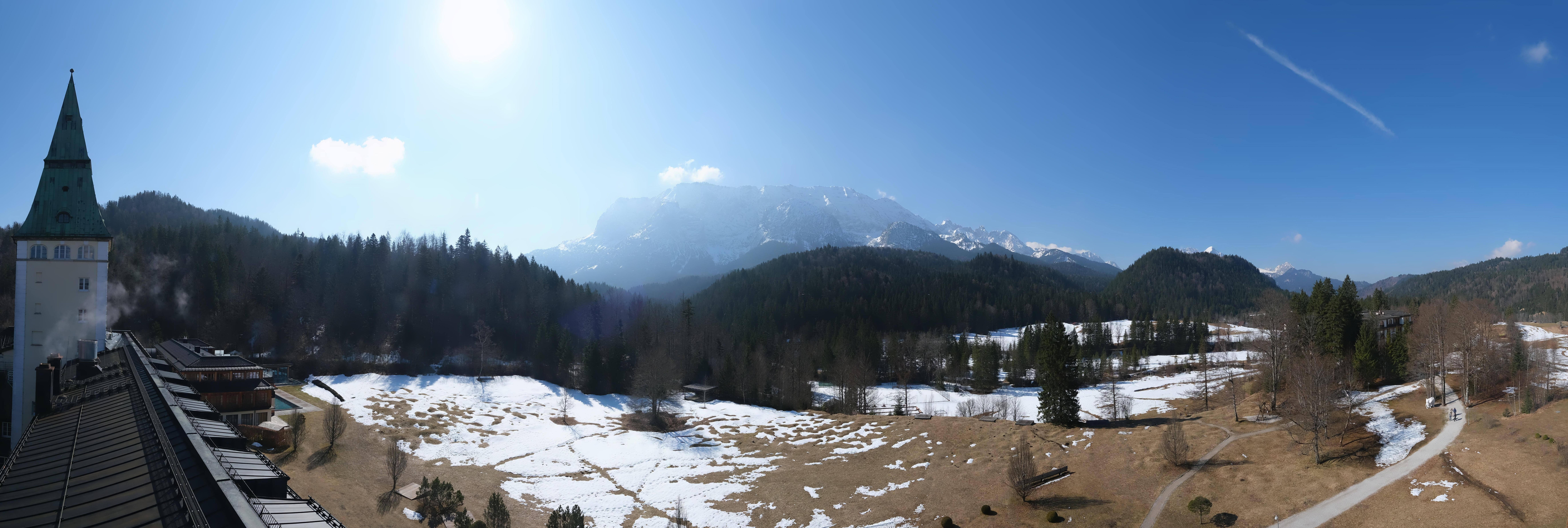 Archiv Foto Webcam Garmisch-Partenkirchen: Schloss Elmau
