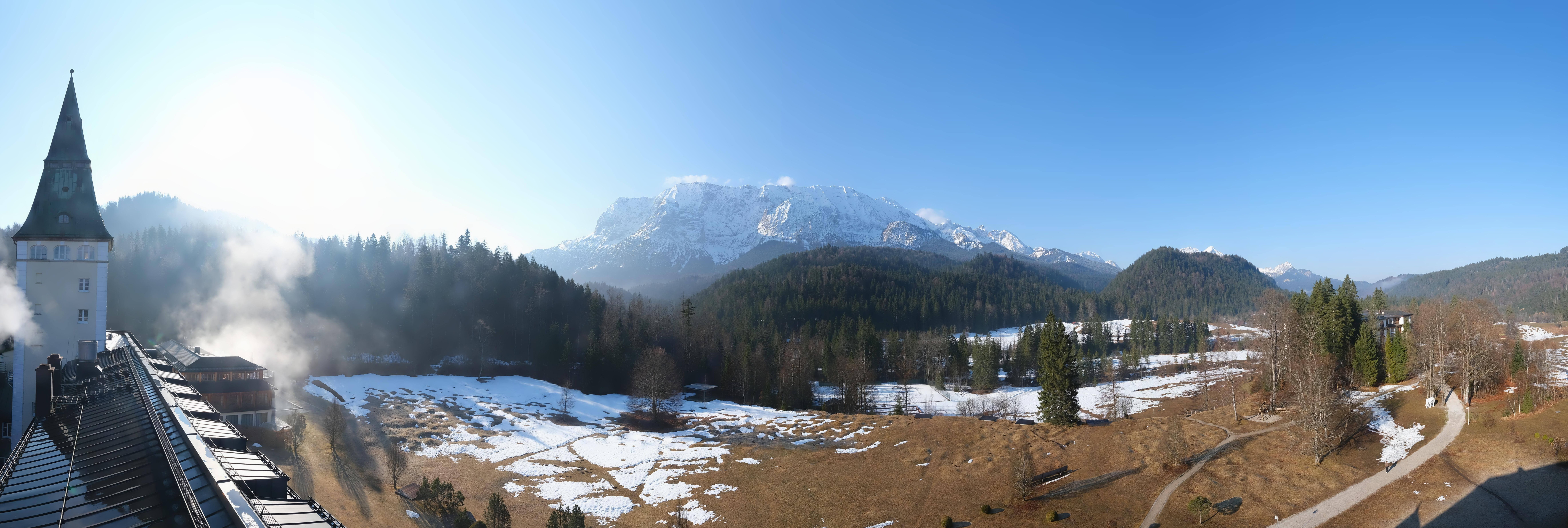 Archiv Foto Webcam Garmisch-Partenkirchen: Schloss Elmau