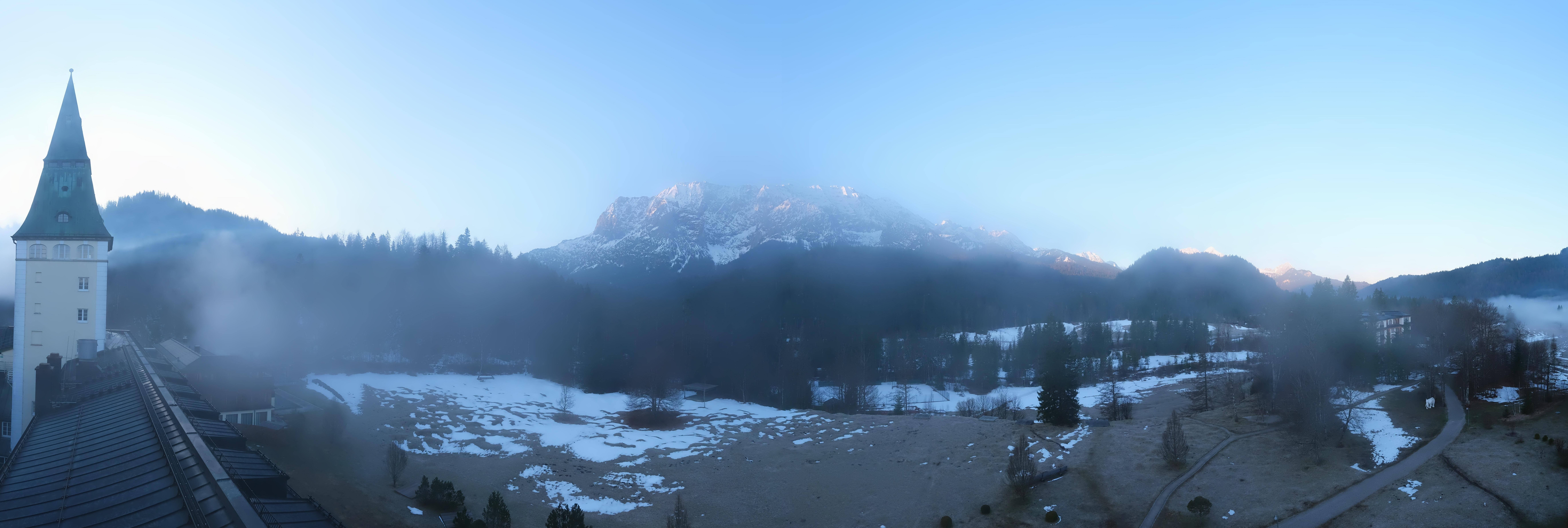 Archiv Foto Webcam Garmisch-Partenkirchen: Schloss Elmau
