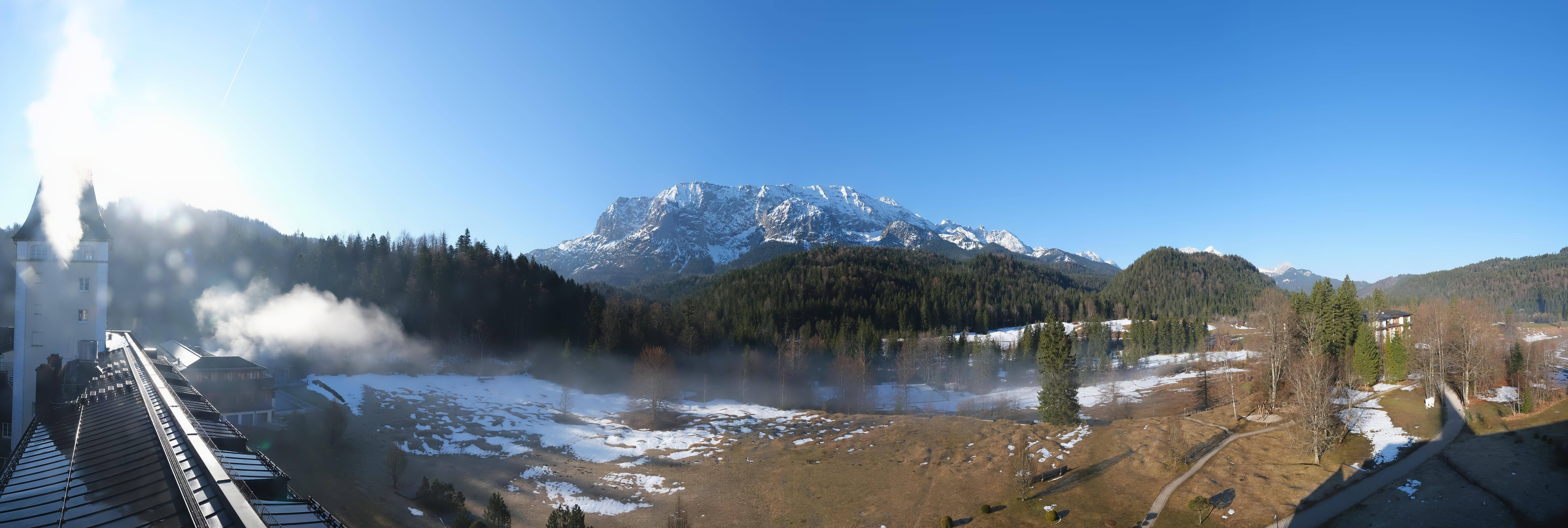 Archiv Foto Webcam Garmisch-Partenkirchen: Schloss Elmau