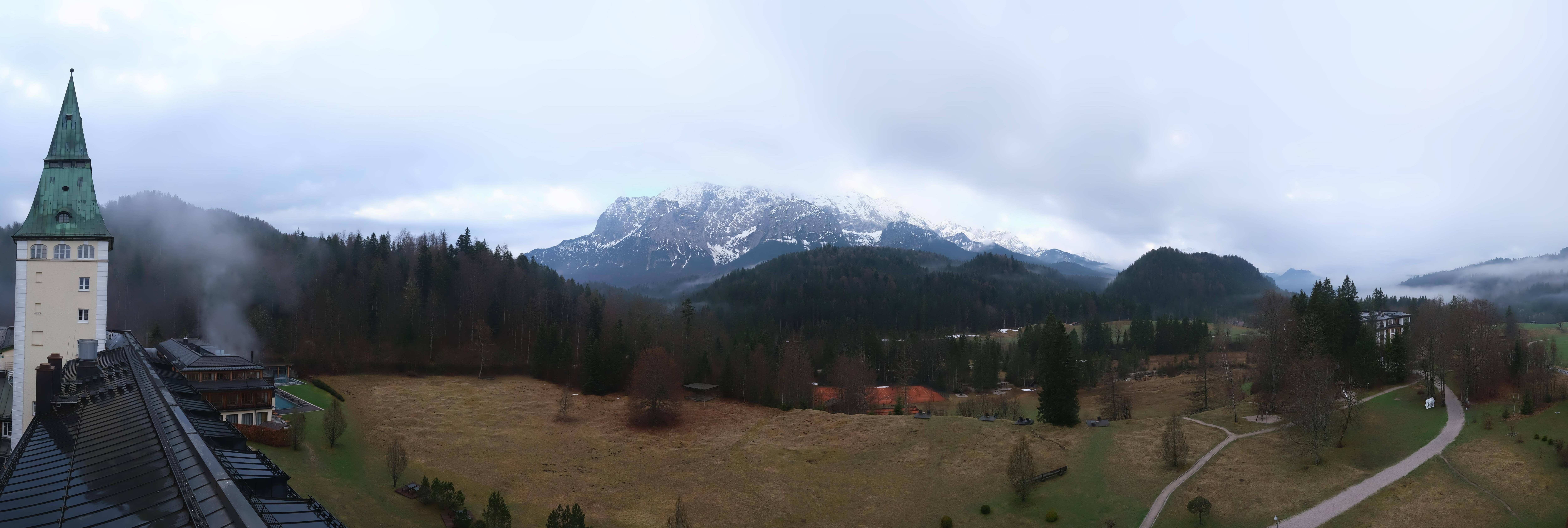 Archived image Webcam Schloss Elmau Luxury Spa Retreat