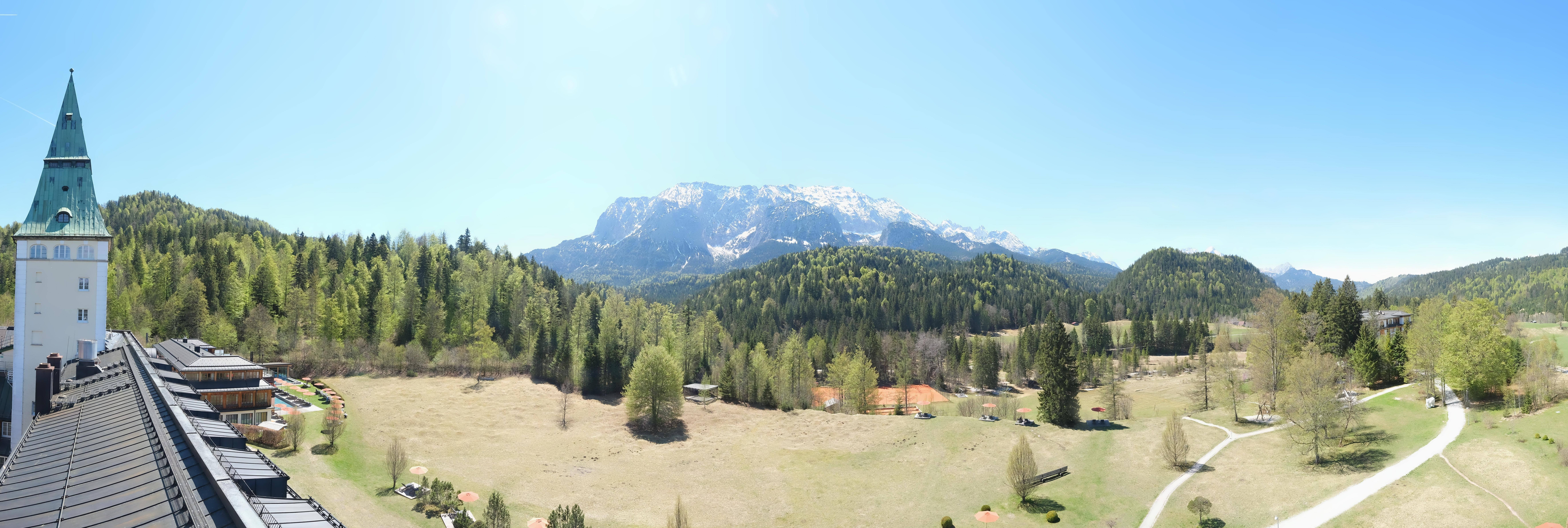 Archiv Foto Webcam Garmisch-Partenkirchen: Schloss Elmau