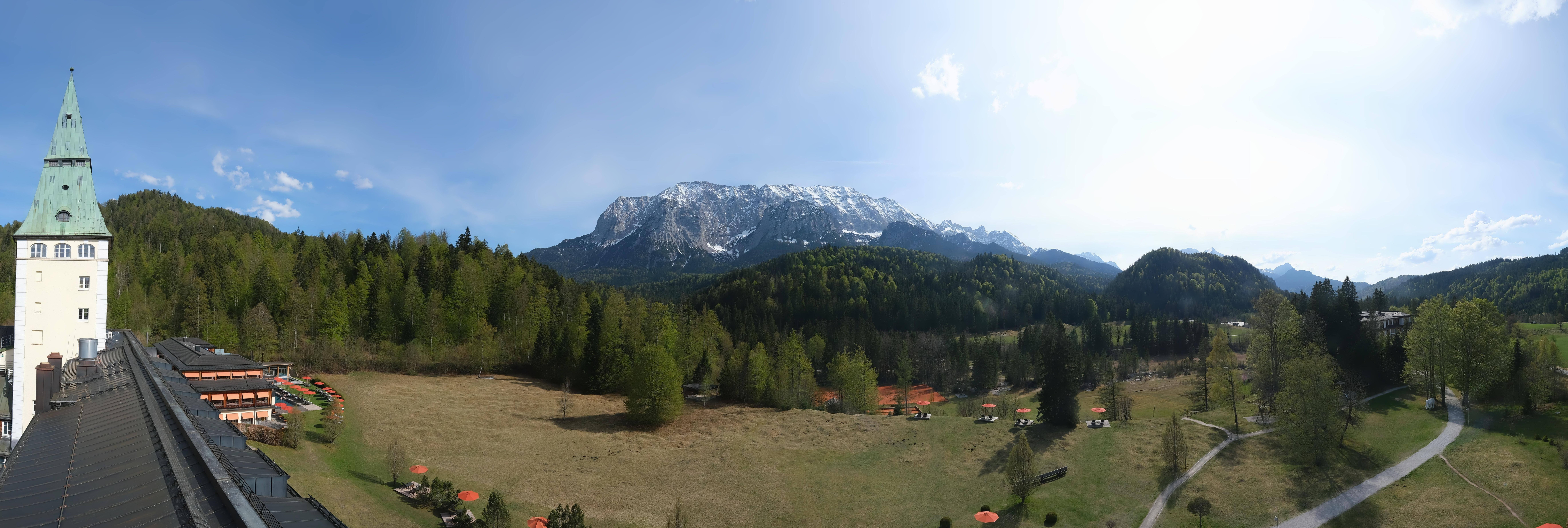 Archiv Foto Webcam Garmisch-Partenkirchen: Schloss Elmau