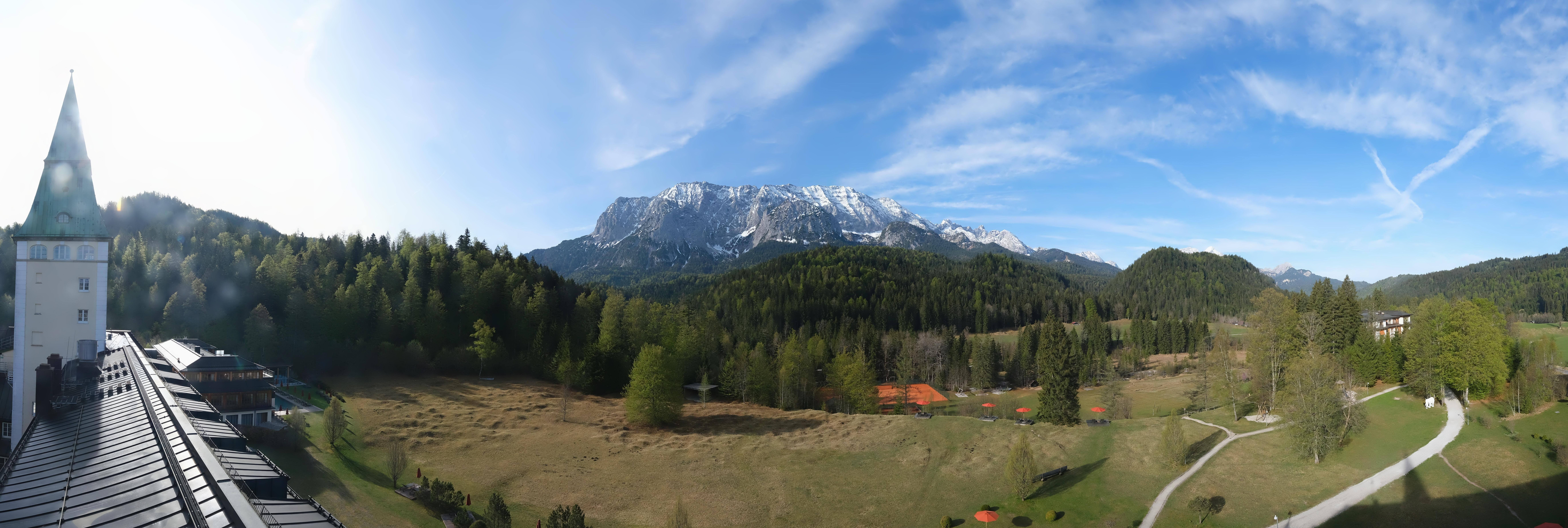 Archiv Foto Webcam Garmisch-Partenkirchen: Schloss Elmau