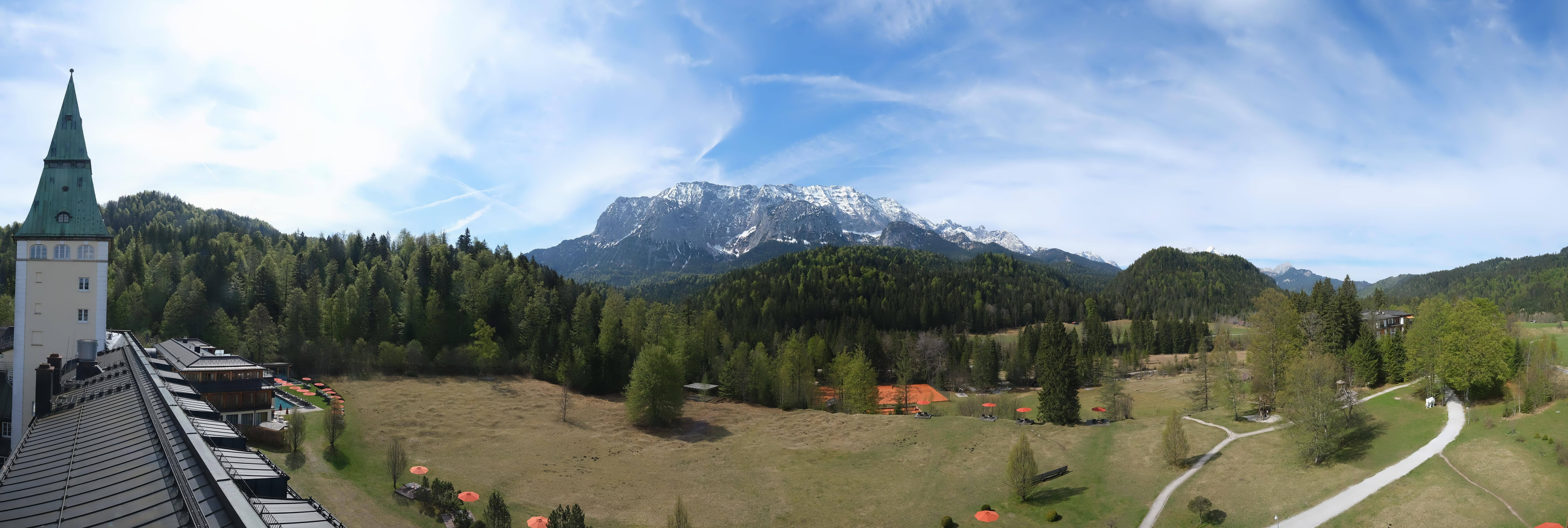 Archiv Foto Webcam Garmisch-Partenkirchen: Schloss Elmau
