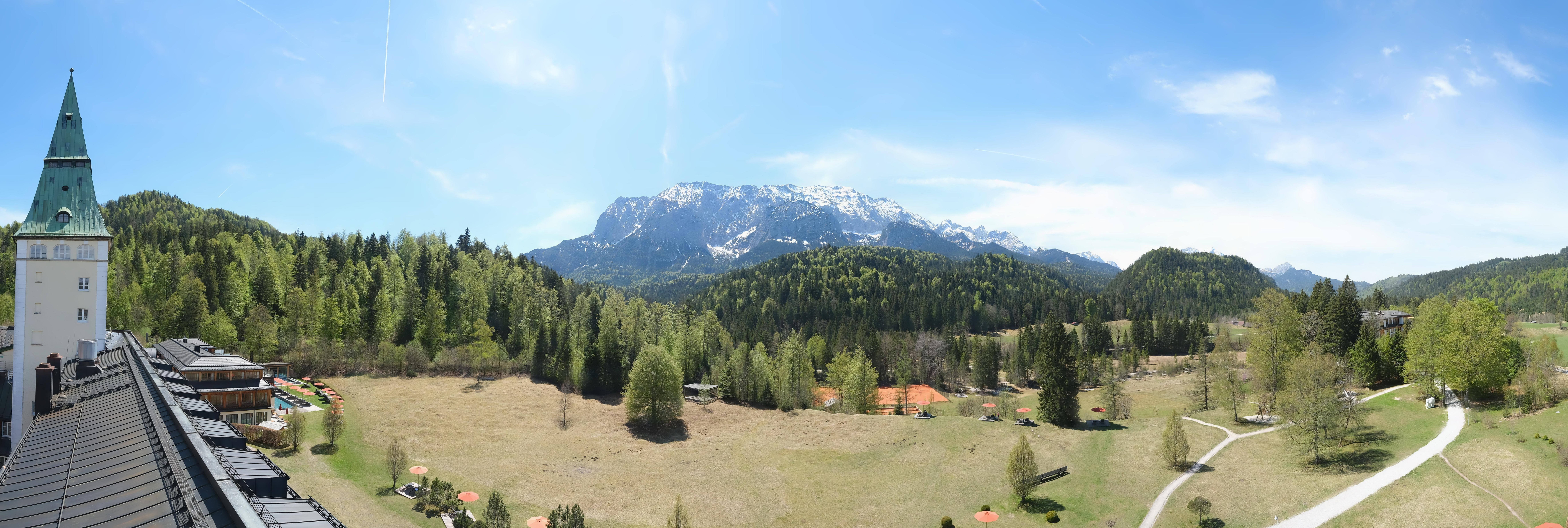 Archiv Foto Webcam Garmisch-Partenkirchen: Schloss Elmau