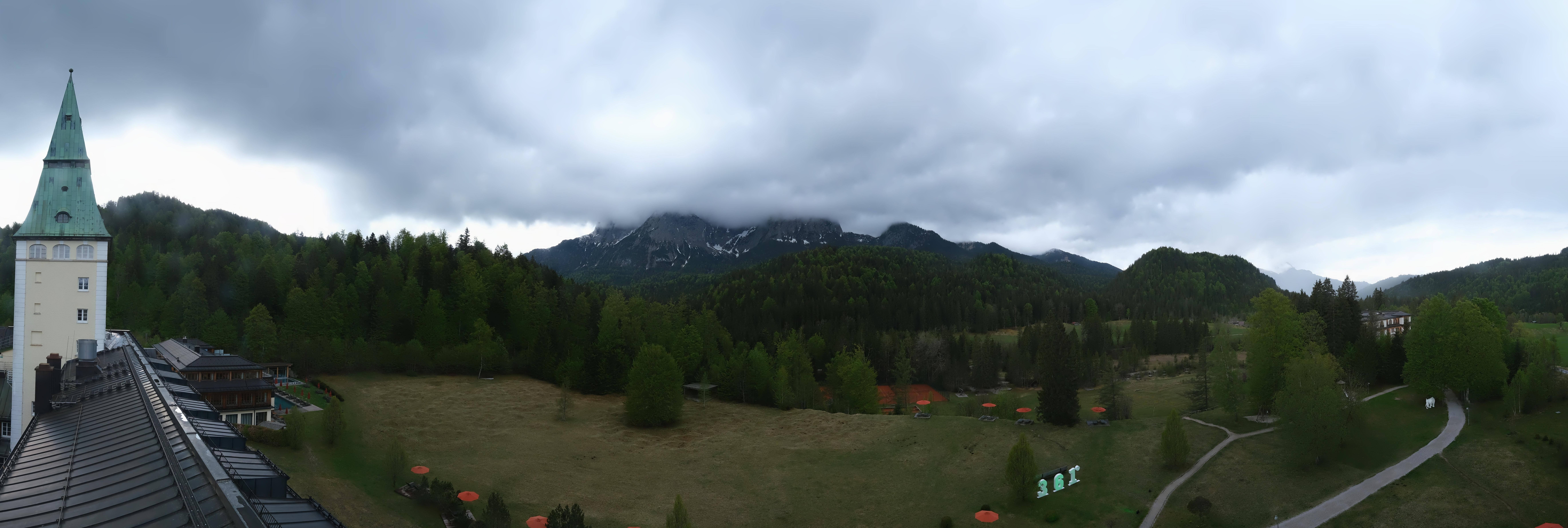Archiv Foto Webcam Garmisch-Partenkirchen: Schloss Elmau