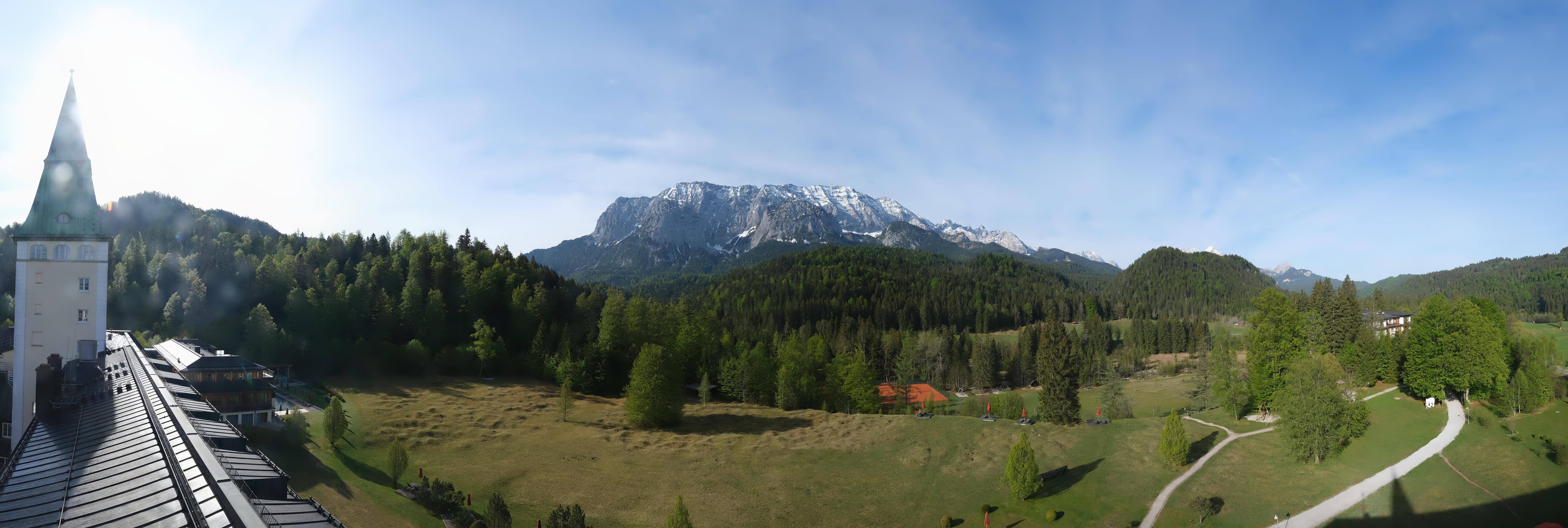 Archiv Foto Webcam Garmisch-Partenkirchen: Schloss Elmau