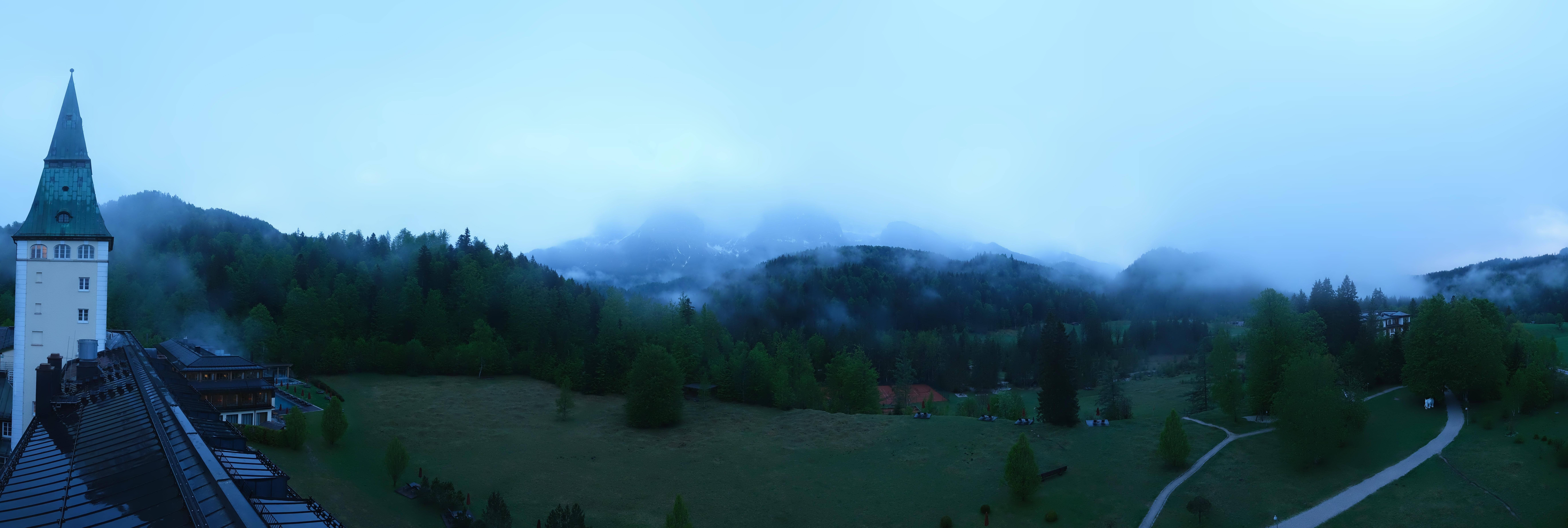 Archived image Webcam Schloss Elmau Luxury Spa Retreat