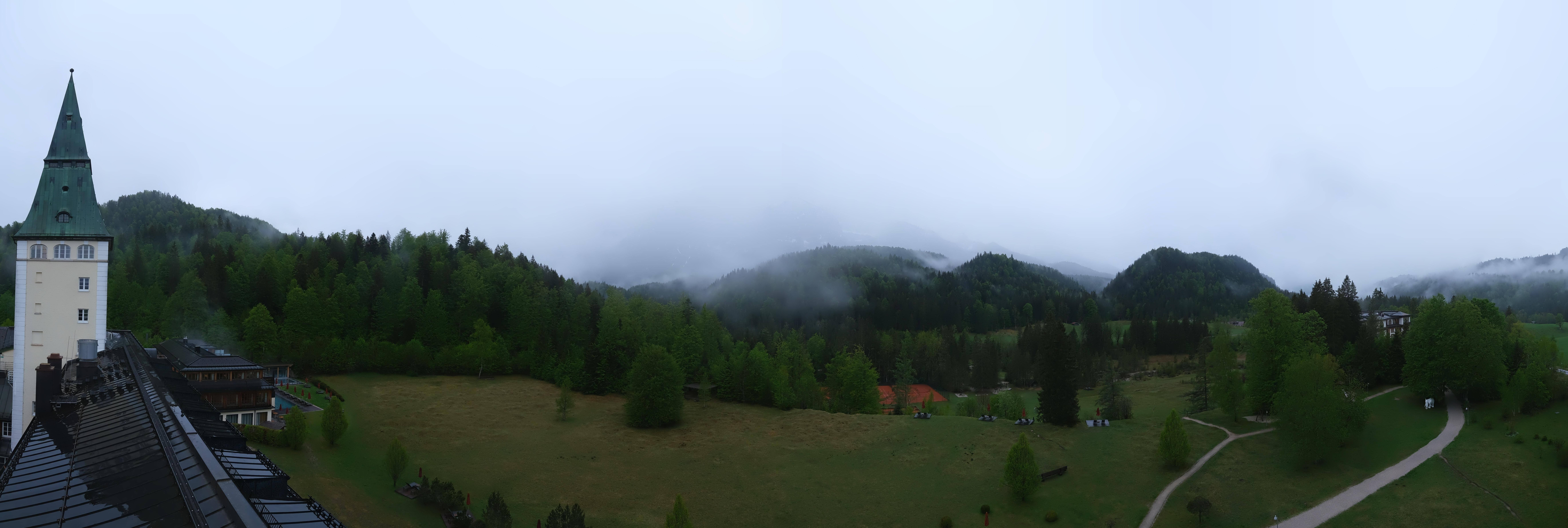 Archived image Webcam Schloss Elmau Luxury Spa Retreat