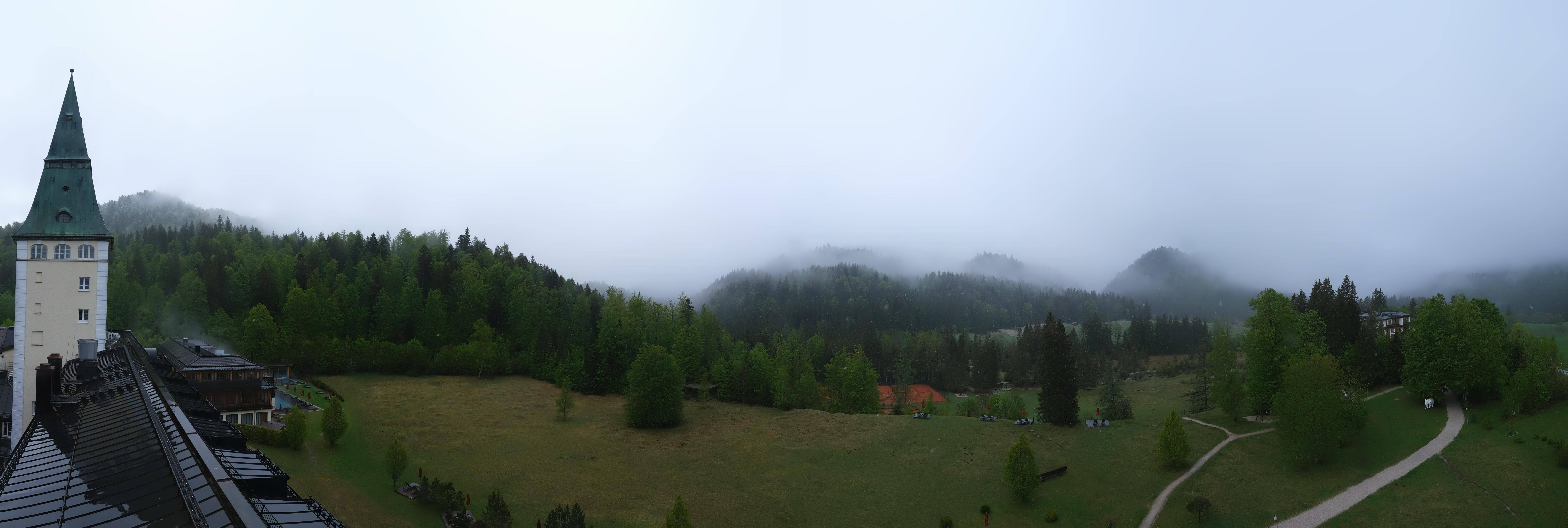 Archived image Webcam Schloss Elmau Luxury Spa Retreat