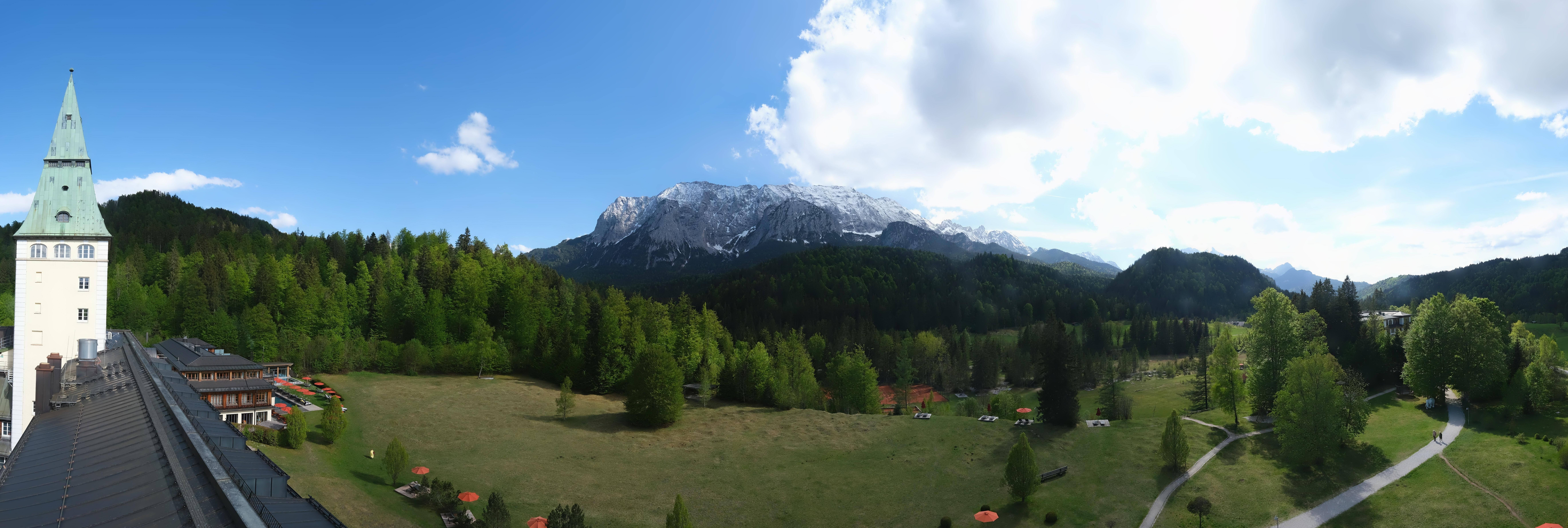 Archiv Foto Webcam Garmisch-Partenkirchen: Schloss Elmau