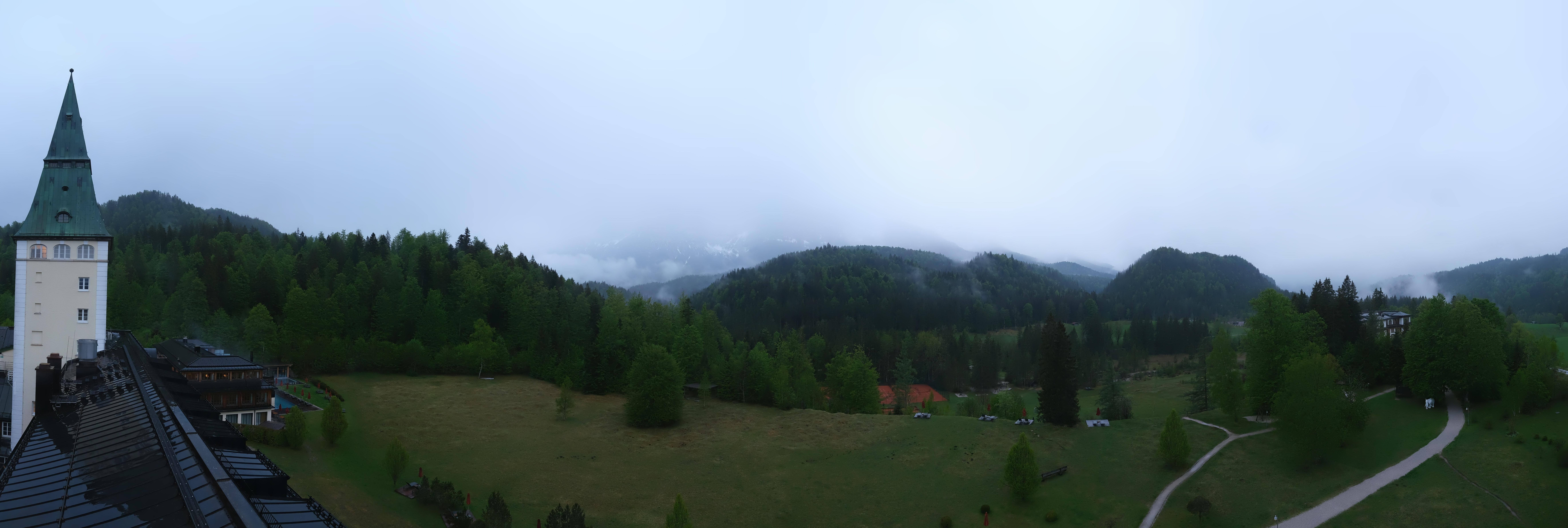 Archiv Foto Webcam Garmisch-Partenkirchen: Schloss Elmau
