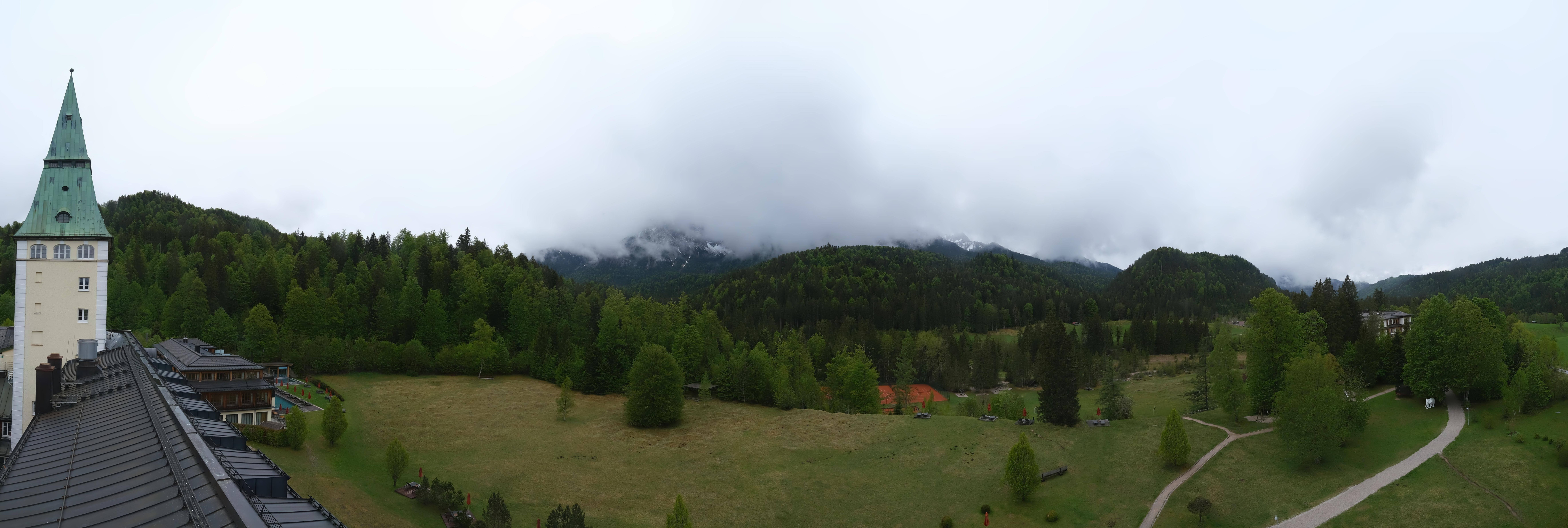 Archiv Foto Webcam Garmisch-Partenkirchen: Schloss Elmau