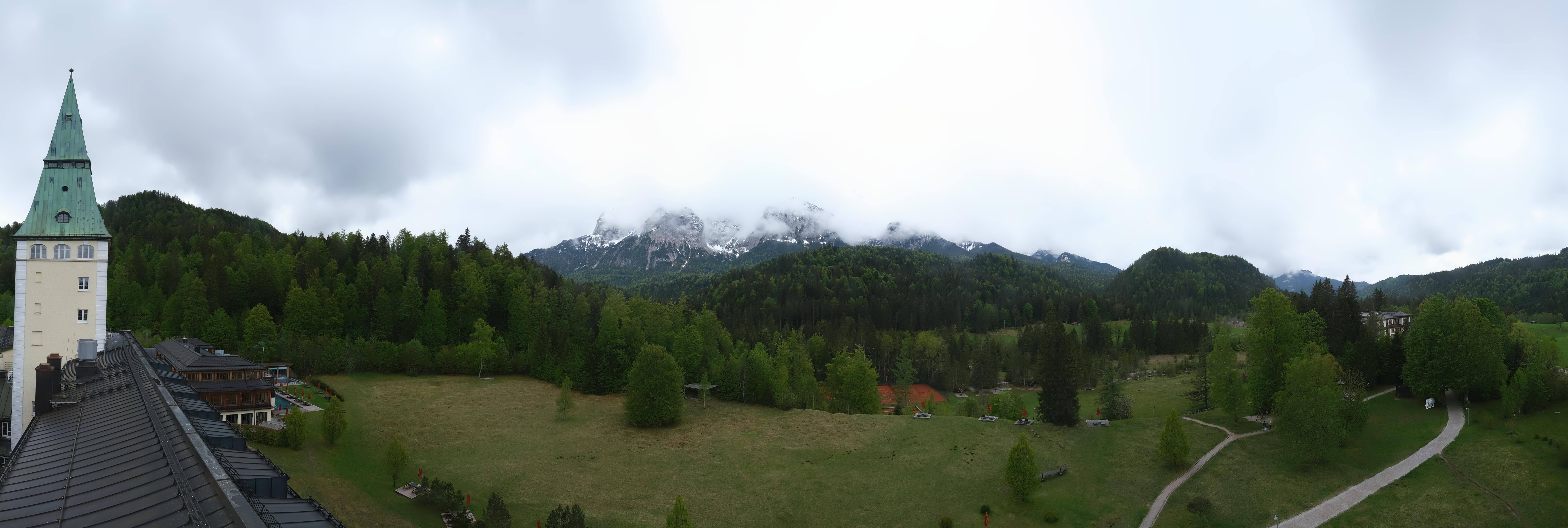 Archiv Foto Webcam Garmisch-Partenkirchen: Schloss Elmau