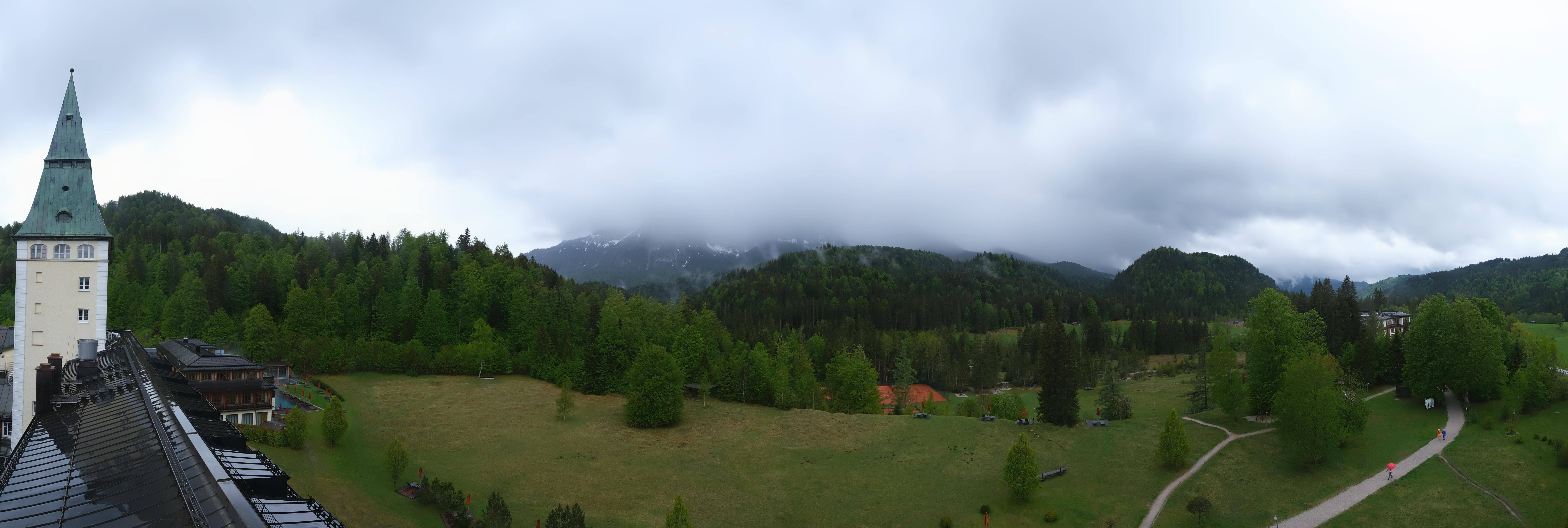 Archiv Foto Webcam Garmisch-Partenkirchen: Schloss Elmau