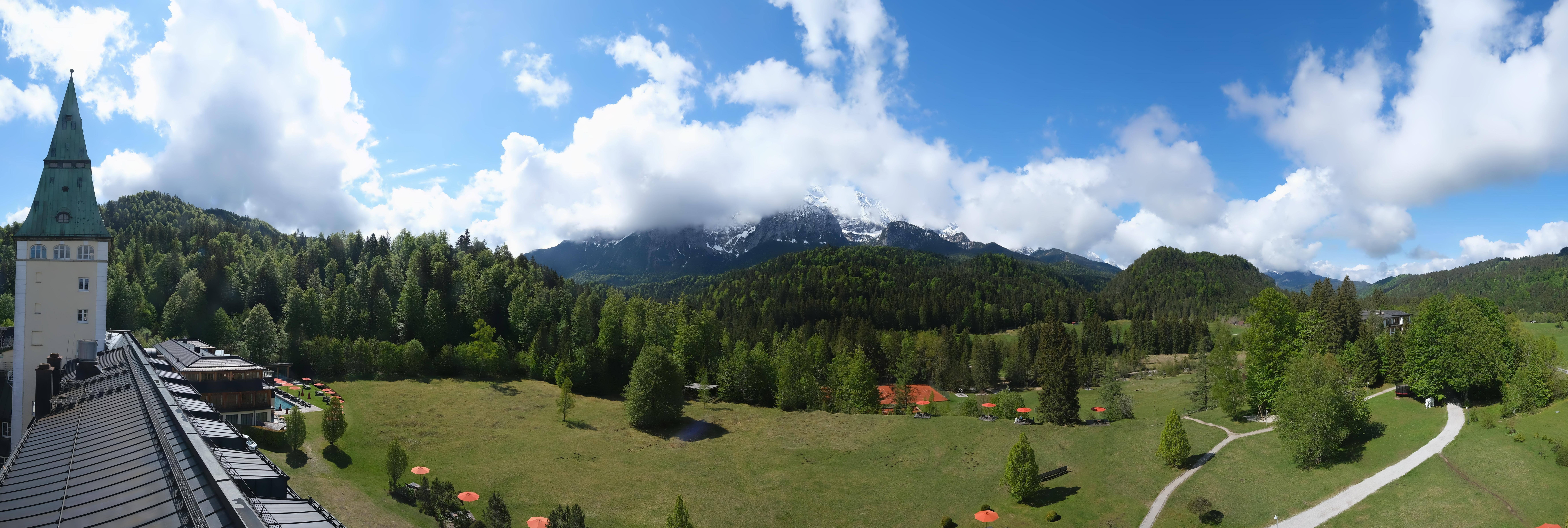 Archiv Foto Webcam Garmisch-Partenkirchen: Schloss Elmau
