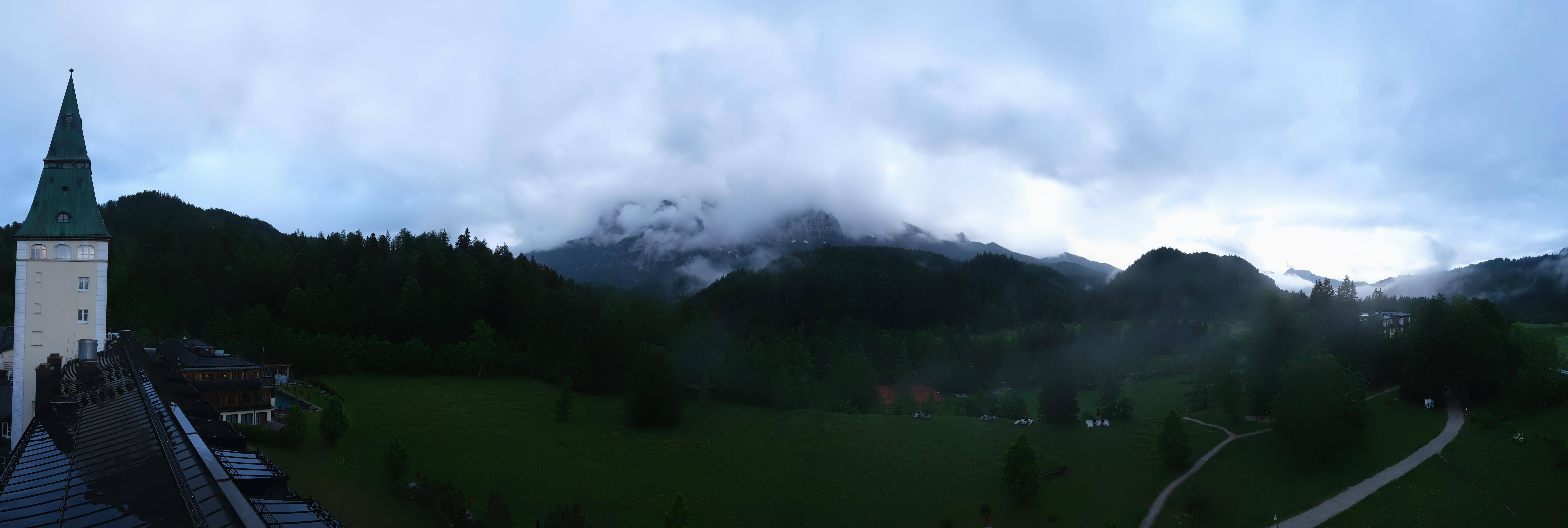 Archiv Foto Webcam Garmisch-Partenkirchen: Schloss Elmau