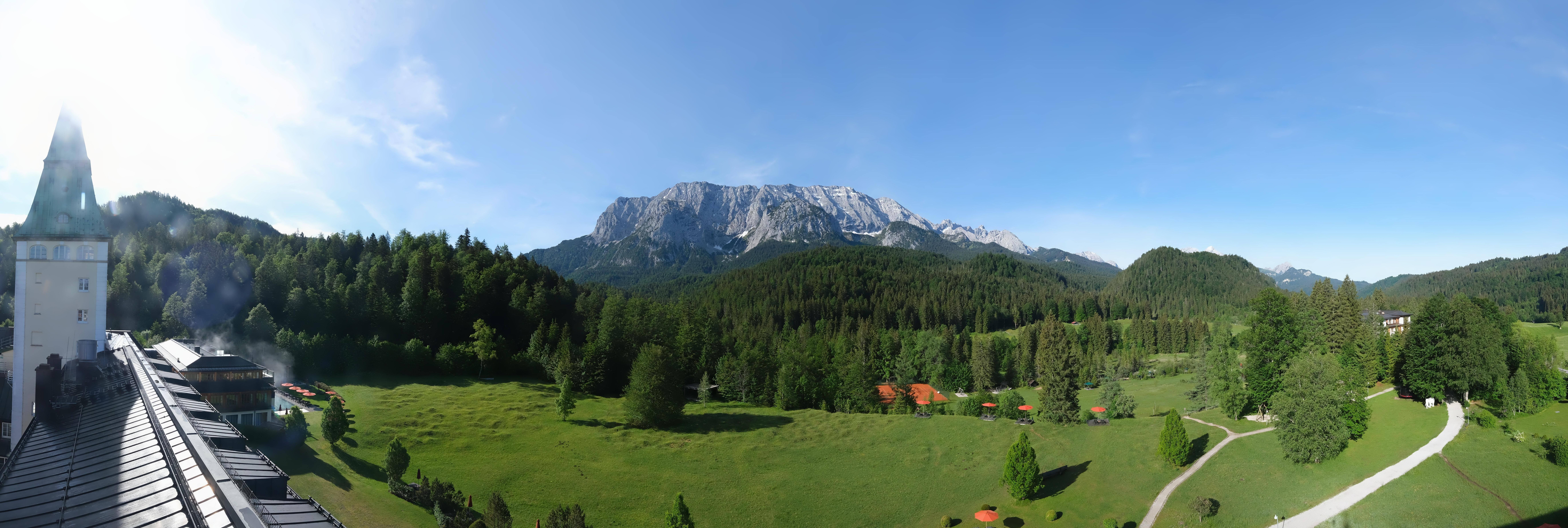 Archiv Foto Webcam Garmisch-Partenkirchen: Schloss Elmau