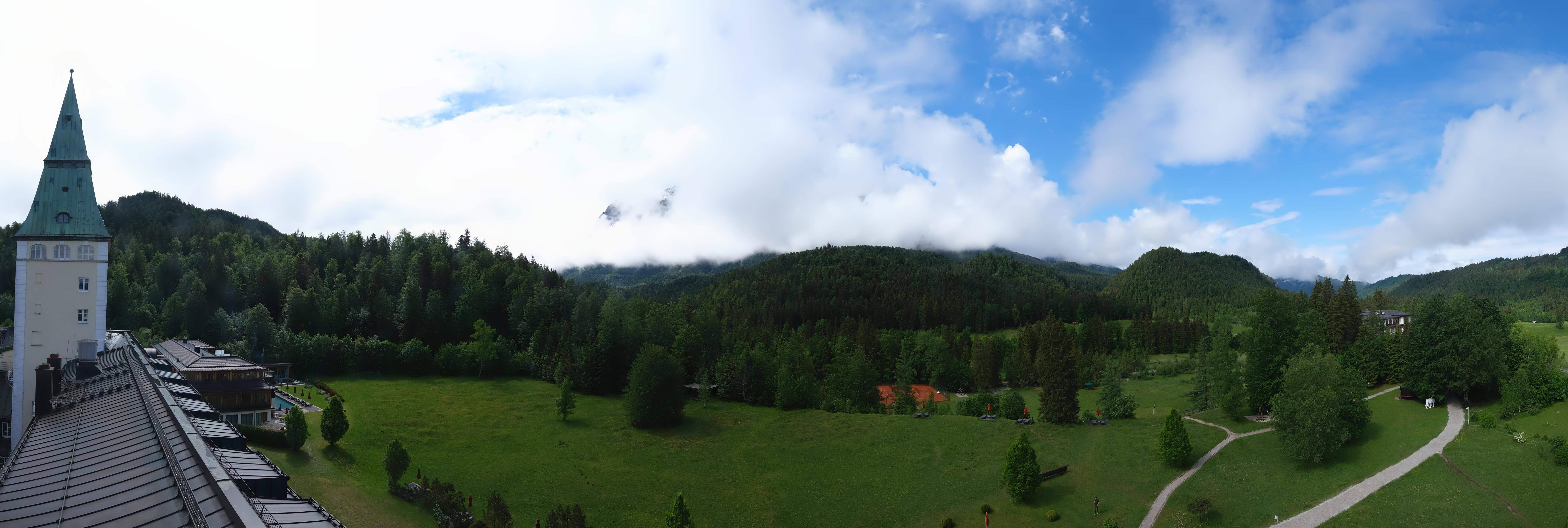 Archiv Foto Webcam Garmisch-Partenkirchen: Schloss Elmau
