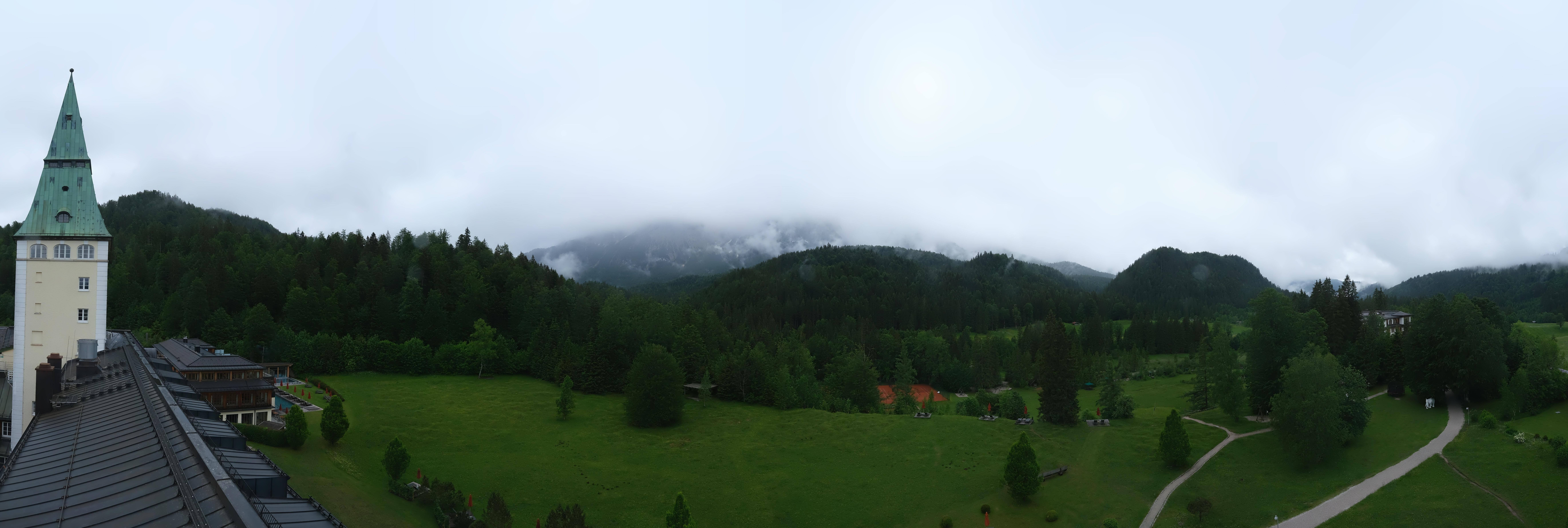 Archiv Foto Webcam Garmisch-Partenkirchen: Schloss Elmau