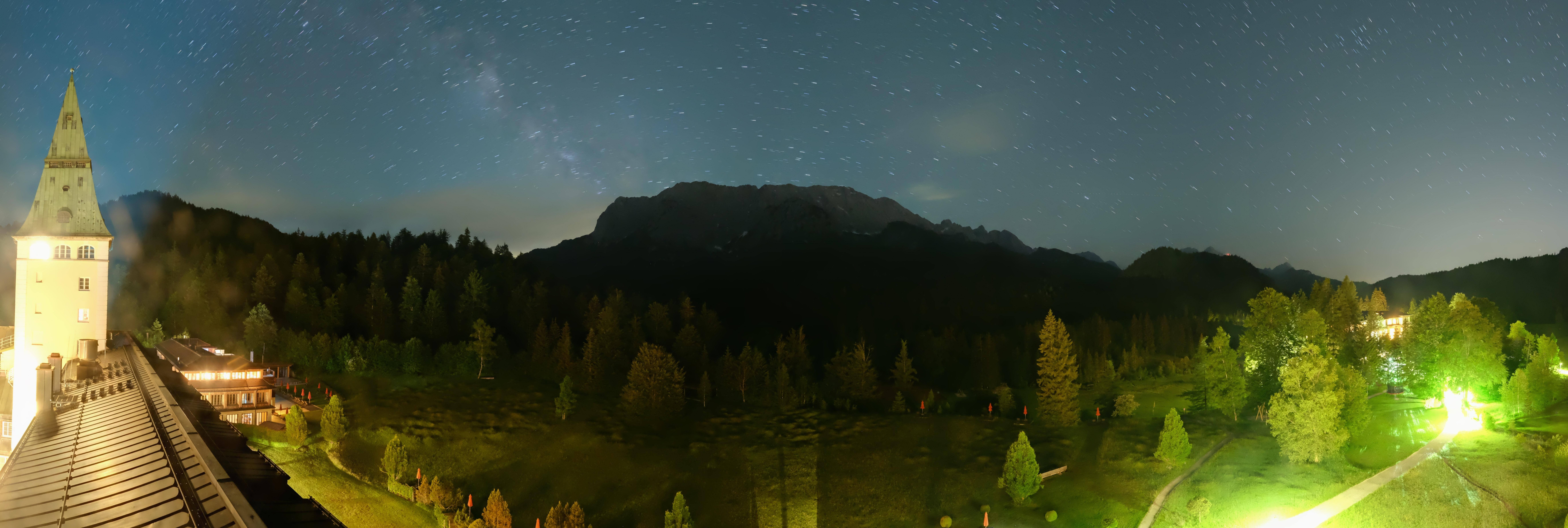 Archived image Webcam Schloss Elmau Luxury Spa Retreat