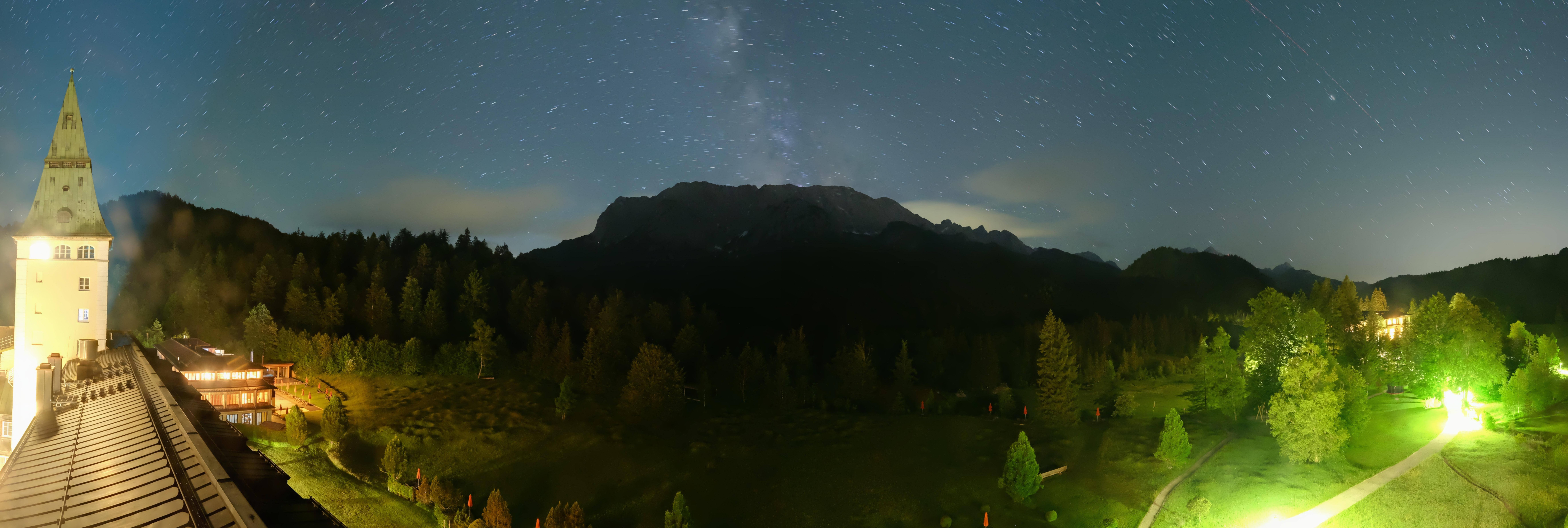 Archived image Webcam Schloss Elmau Luxury Spa Retreat