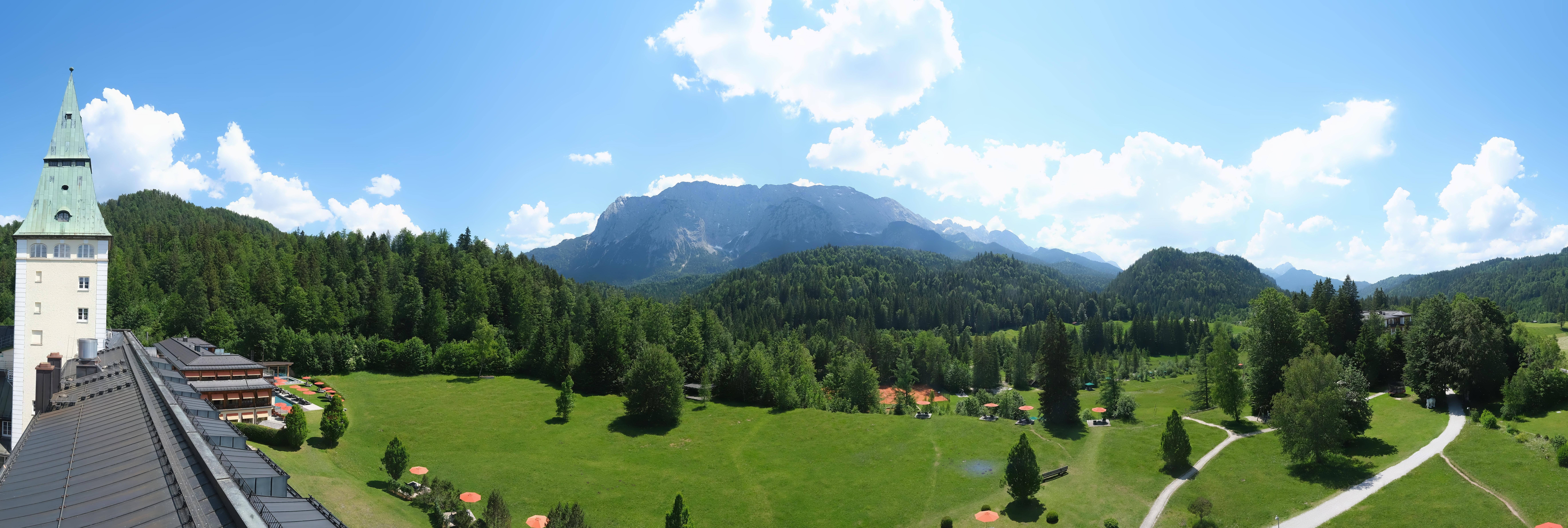 Archiv Foto Webcam Garmisch-Partenkirchen: Schloss Elmau