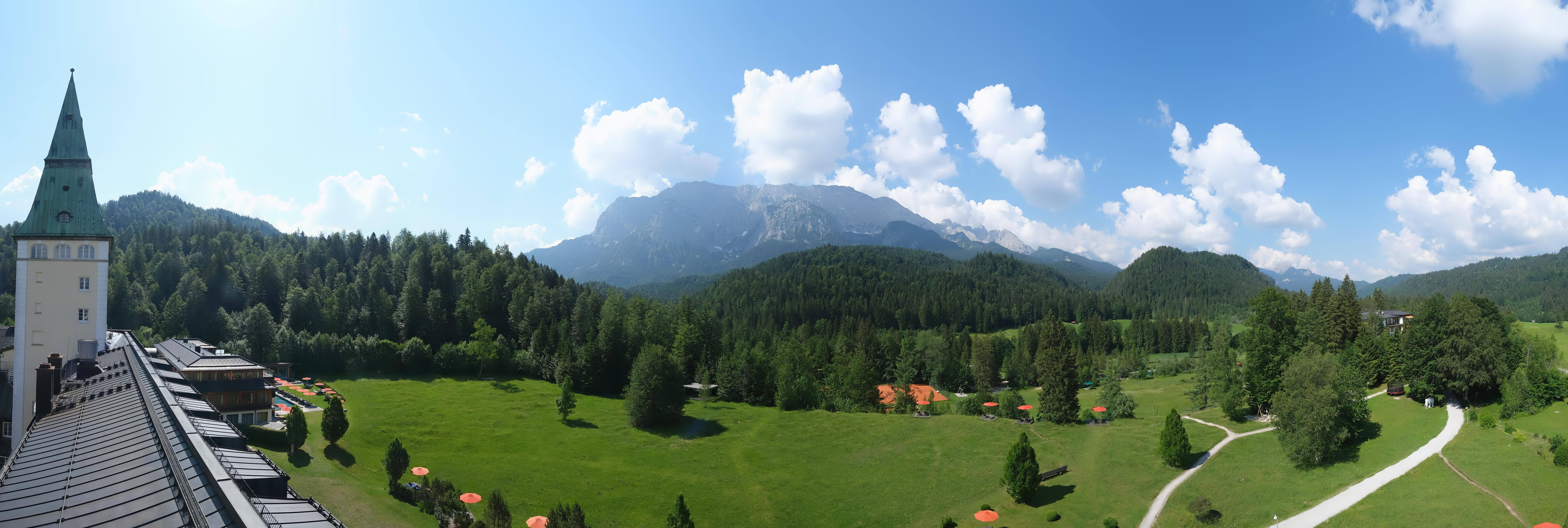 Archiv Foto Webcam Garmisch-Partenkirchen: Schloss Elmau